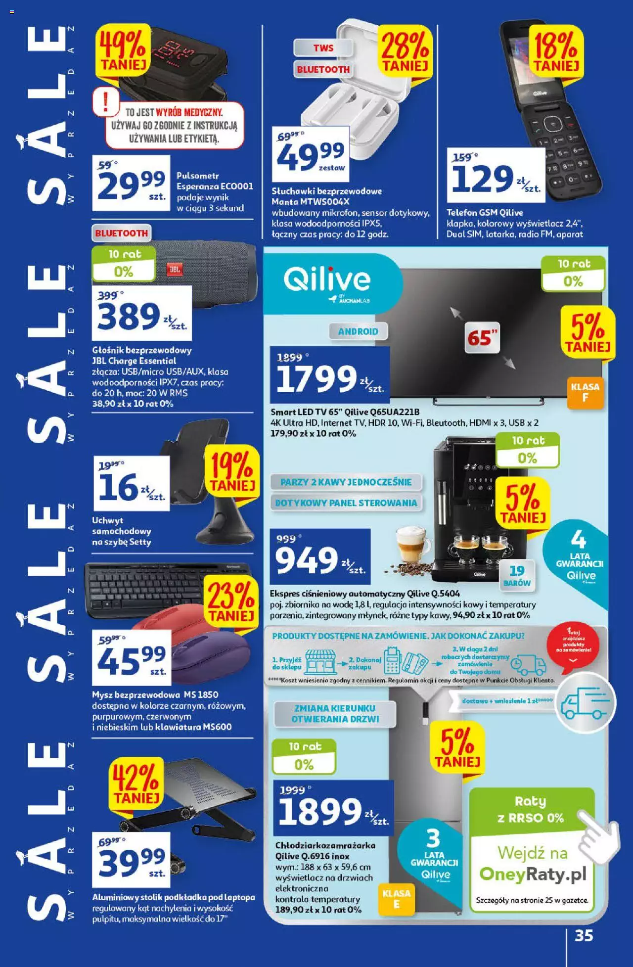 Auchan Sezon na orzeźwienie Hipermarket  Gazetka ważna  od 15.06.2023 do 21.06.2023 strona 35