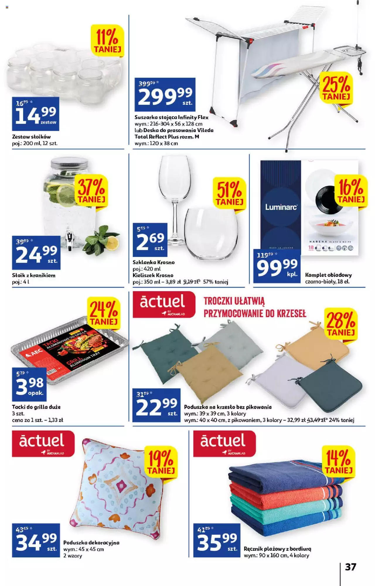 Auchan Sezon na orzeźwienie Hipermarket  Gazetka ważna  od 15.06.2023 do 21.06.2023 strona 37
