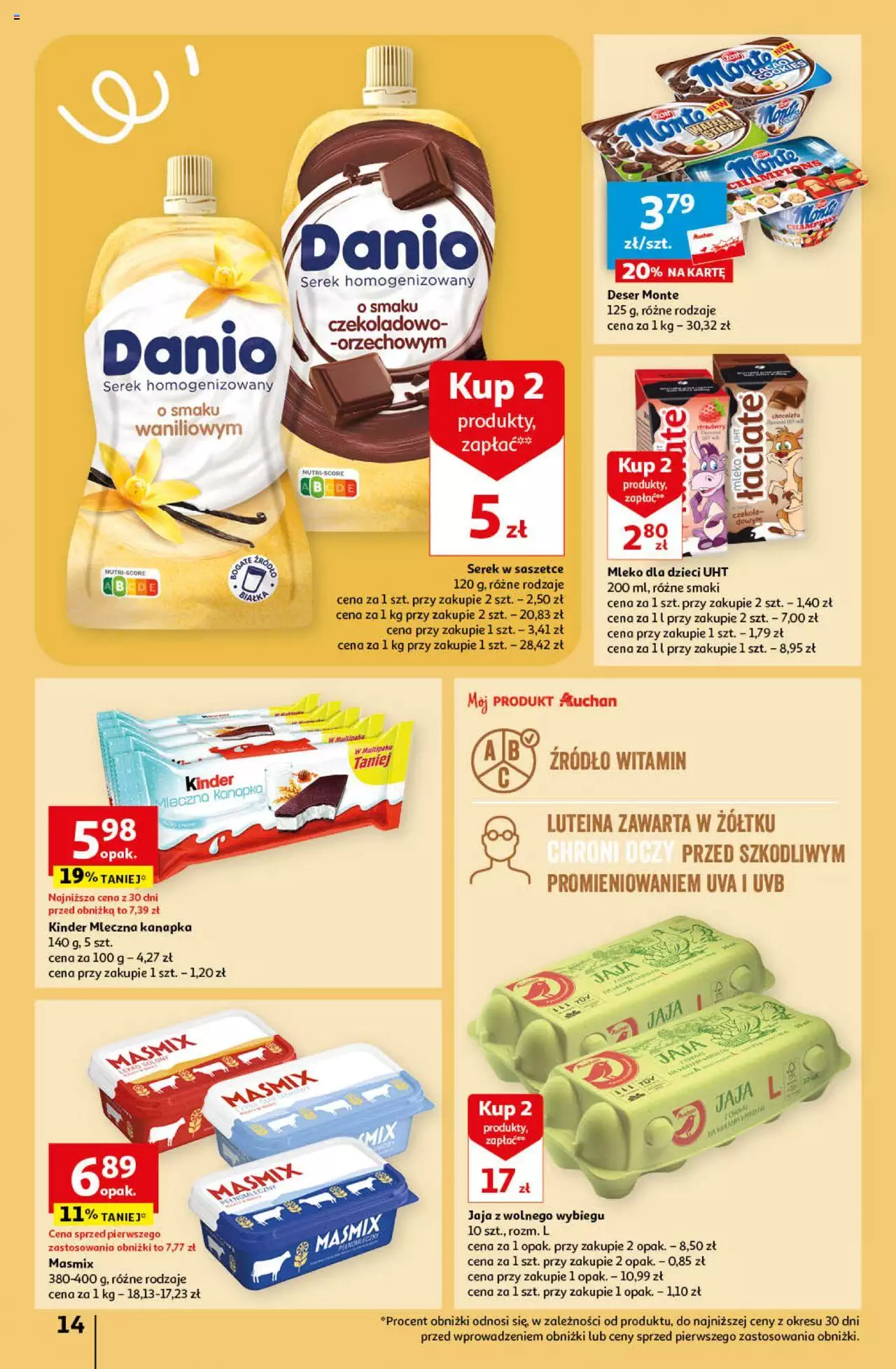 Auchan Sezonowe korzyści Hipermarket Gazetka ważna od 31.08.2023 do 06.09.2023 strona 14