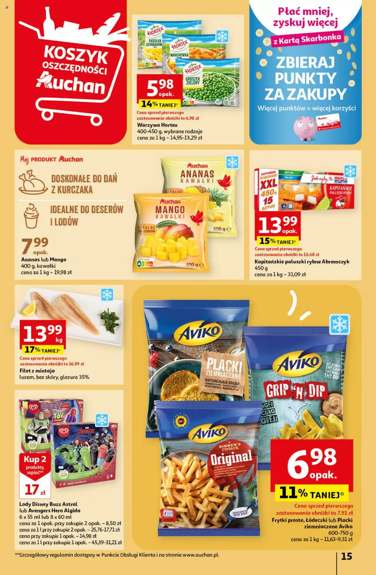 Auchan Sezonowe korzyści Hipermarket Gazetka ważna od 31.08.2023 do 06.09.2023 strona 15