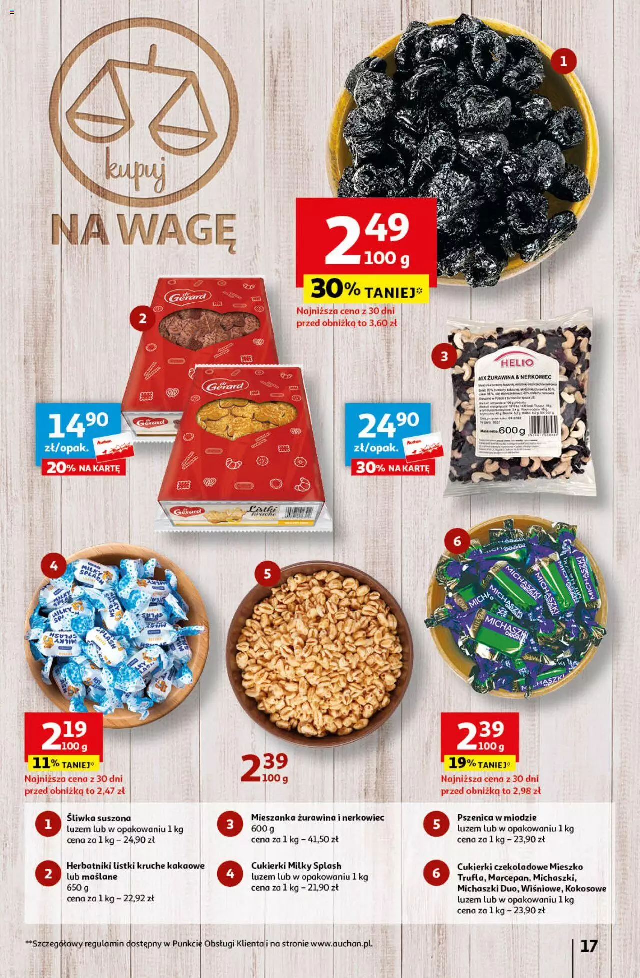 Auchan Sezonowe korzyści Hipermarket Gazetka ważna od 31.08.2023 do 06.09.2023 strona 17