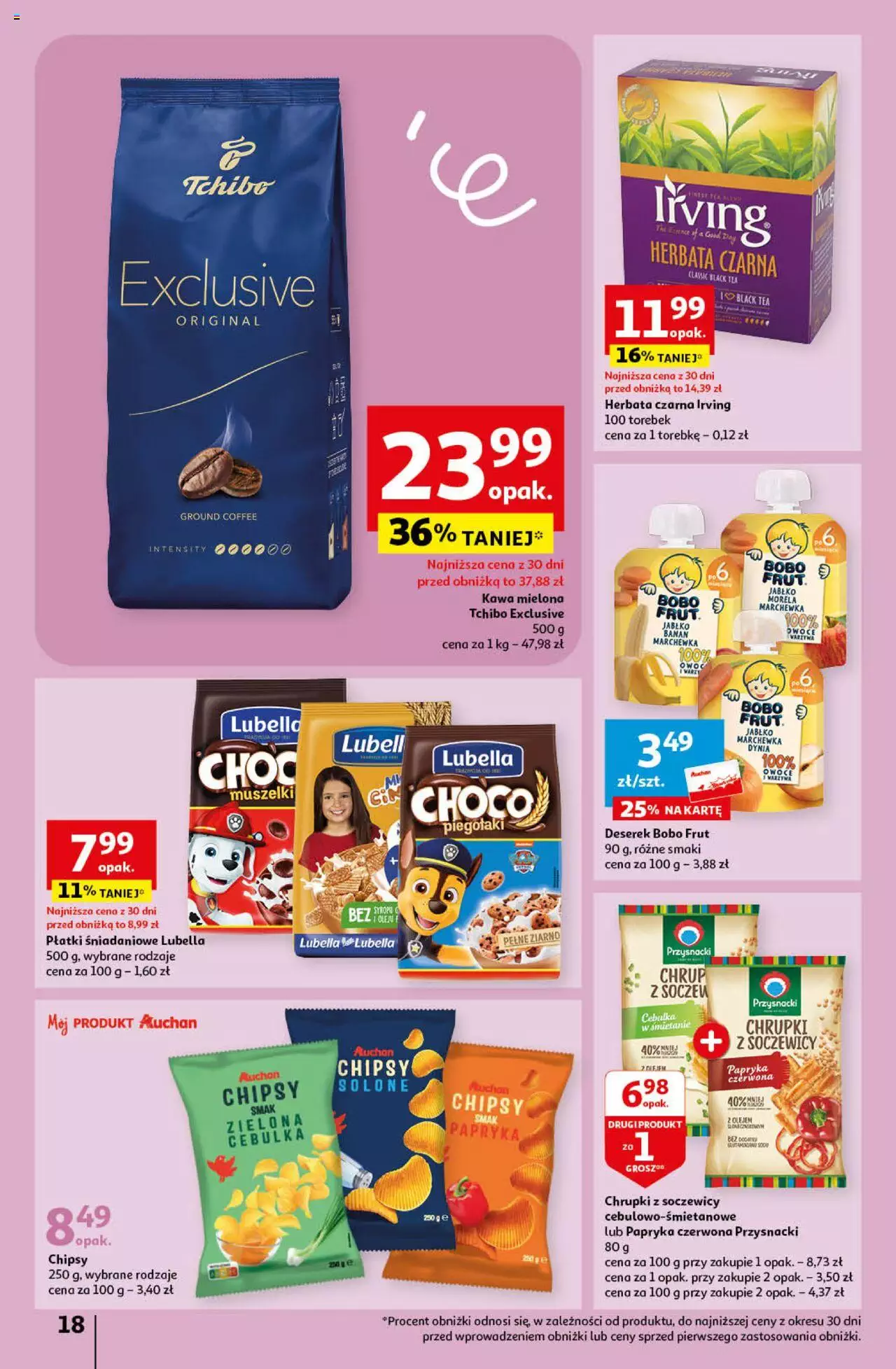 Auchan Sezonowe korzyści Hipermarket Gazetka ważna od 31.08.2023 do 06.09.2023 strona 18