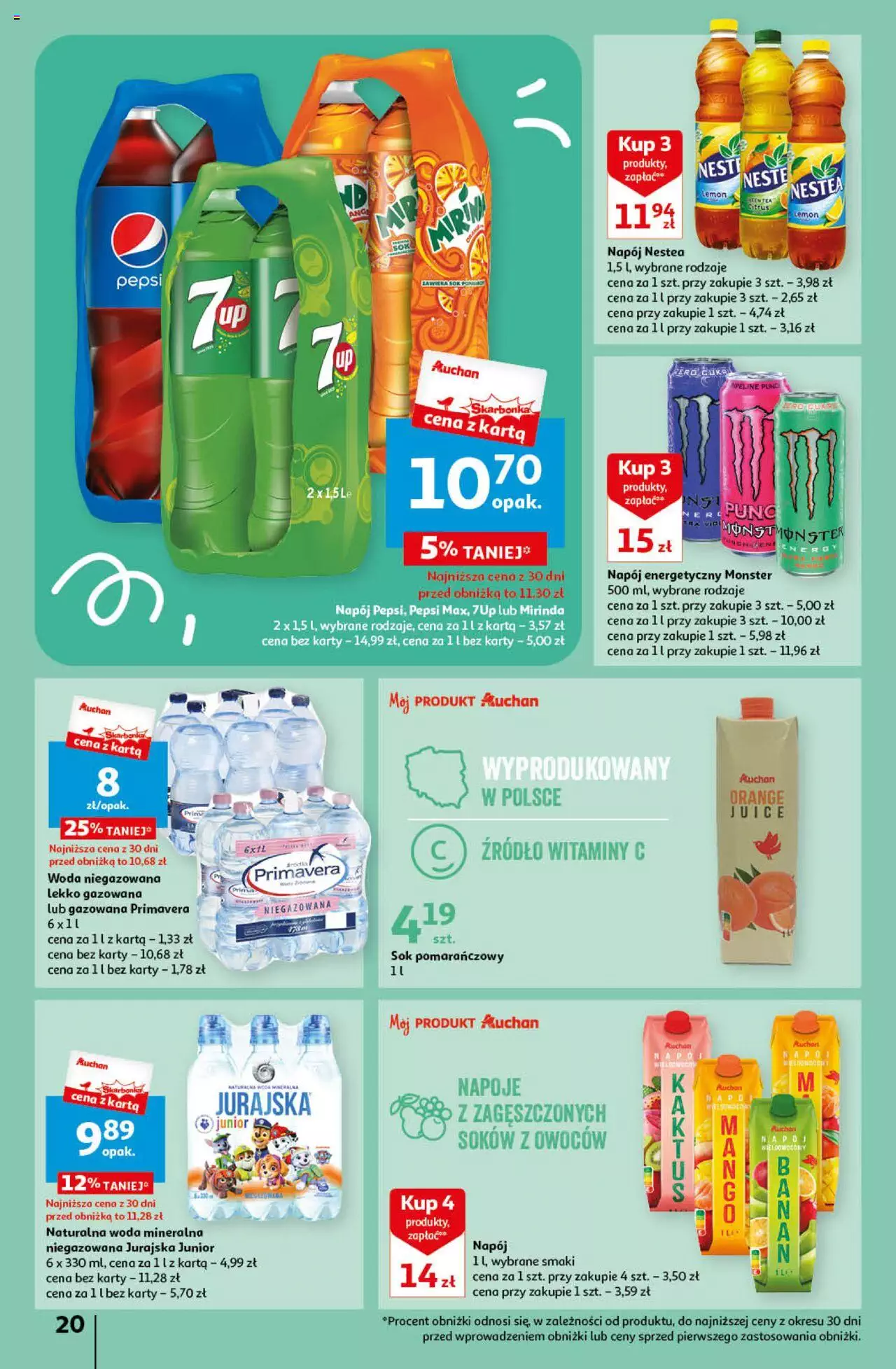 Auchan Sezonowe korzyści Hipermarket Gazetka ważna od 31.08.2023 do 06.09.2023 strona 20