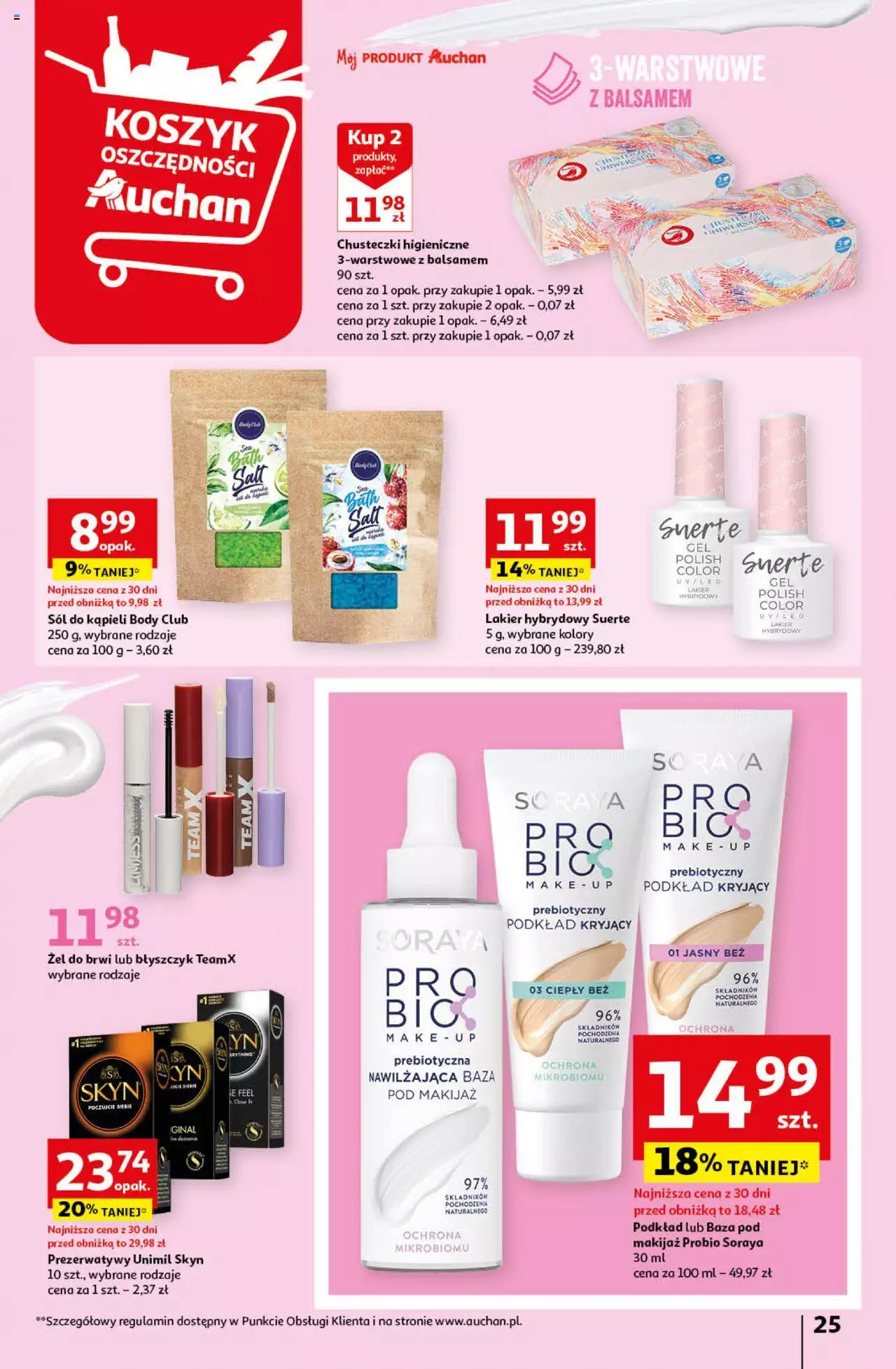 Auchan Sezonowe korzyści Hipermarket Gazetka ważna od 31.08.2023 do 06.09.2023 strona 25