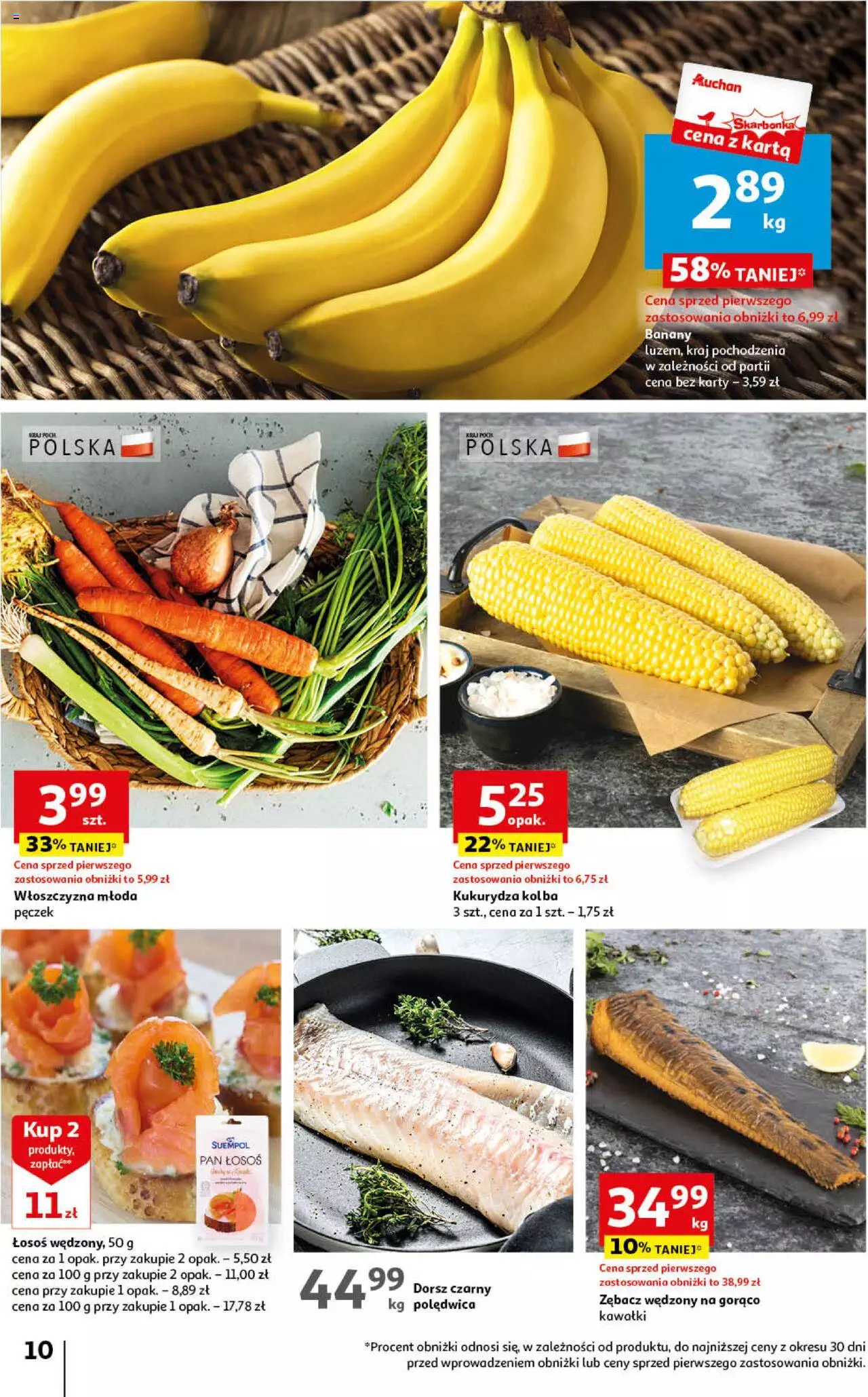 Auchan Sezonowe korzyści Hipermarket Gazetka ważna od 31.08.2023 do 06.09.2023 strona 10