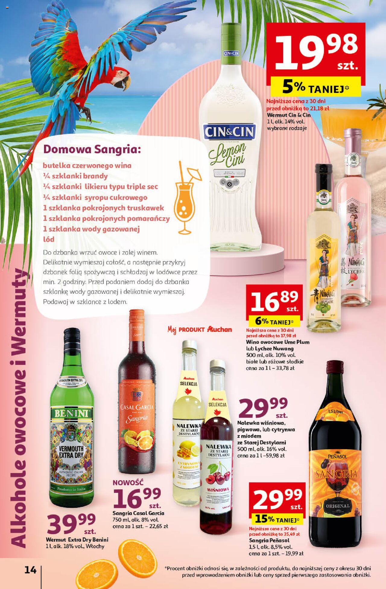 Auchan Smaki Lata Hipermarket Gazetka ważna od 04.07.2024 do 17.07.2024 strona 14