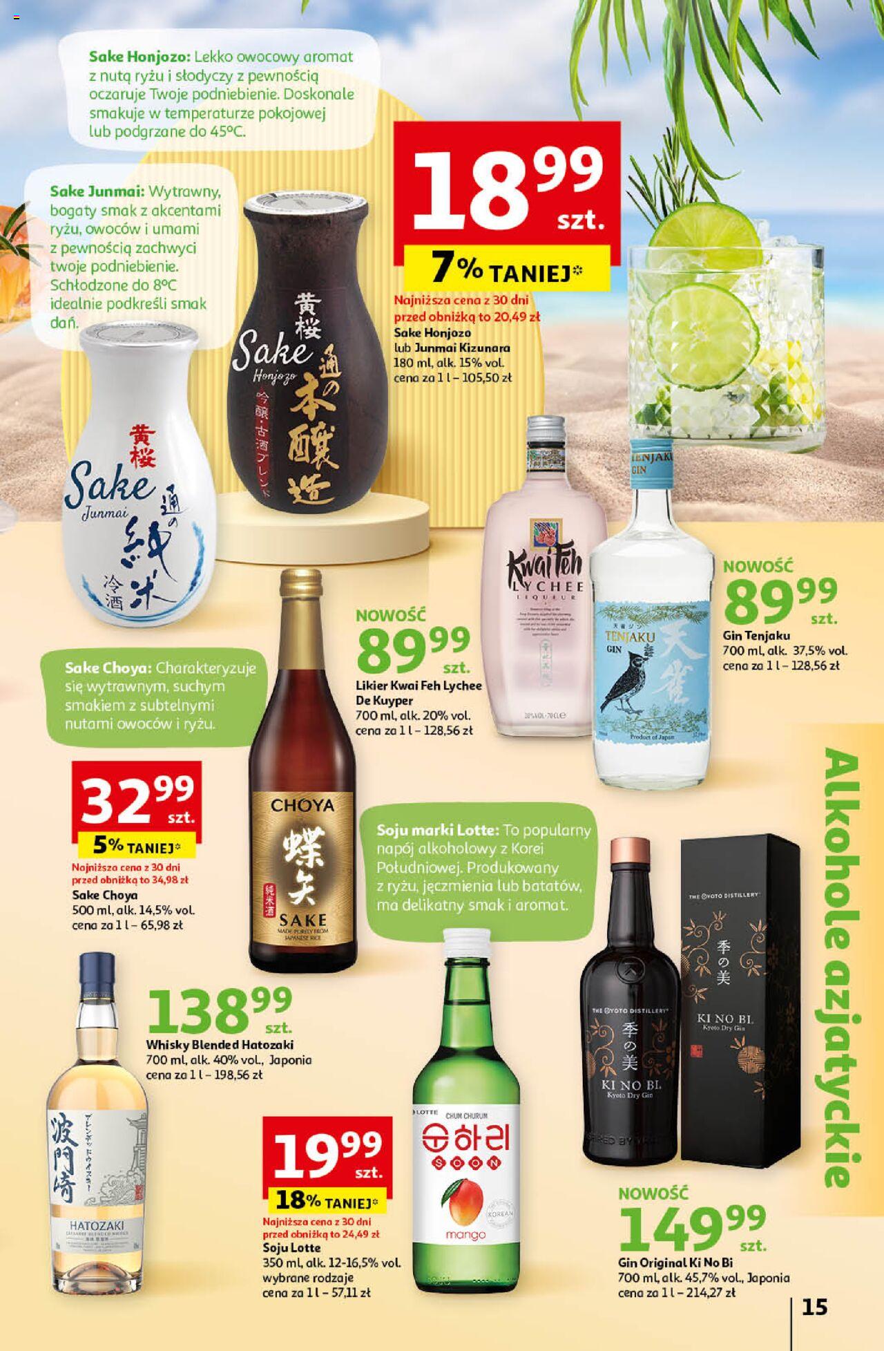 Auchan Smaki Lata Hipermarket Gazetka ważna od 04.07.2024 do 17.07.2024 strona 15