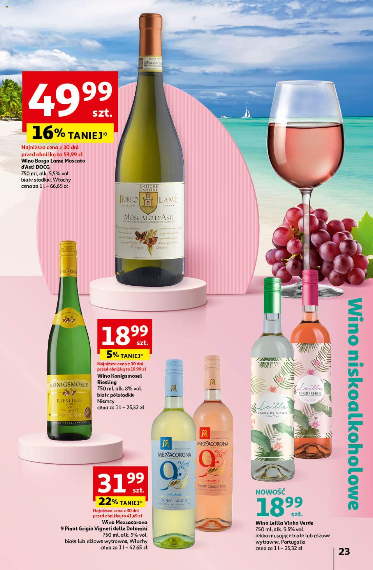 Auchan Smaki Lata Hipermarket Gazetka ważna od 04.07.2024 do 17.07.2024 strona 23