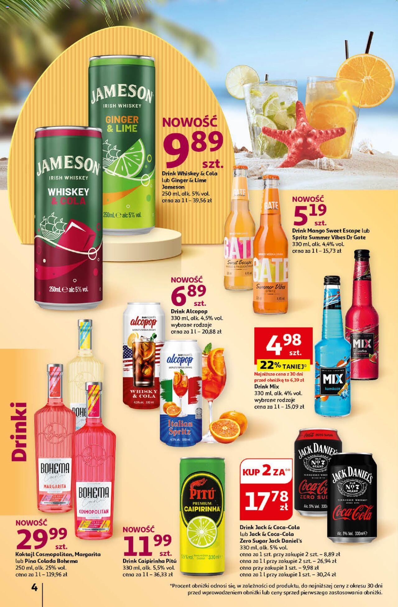 Auchan Smaki Lata Hipermarket Gazetka ważna od 04.07.2024 do 17.07.2024 strona 4