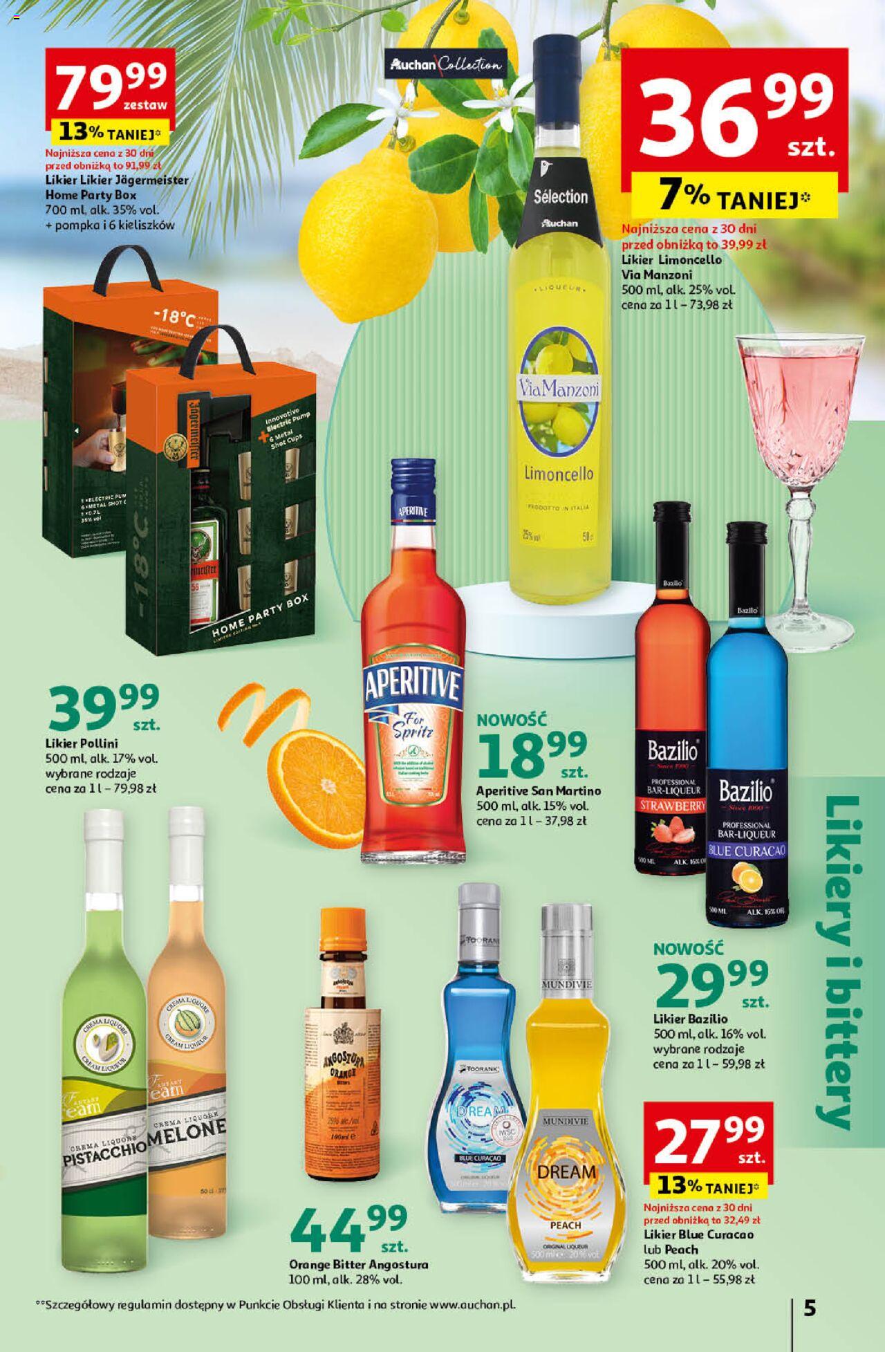 Auchan Smaki Lata Hipermarket Gazetka ważna od 04.07.2024 do 17.07.2024 strona 5
