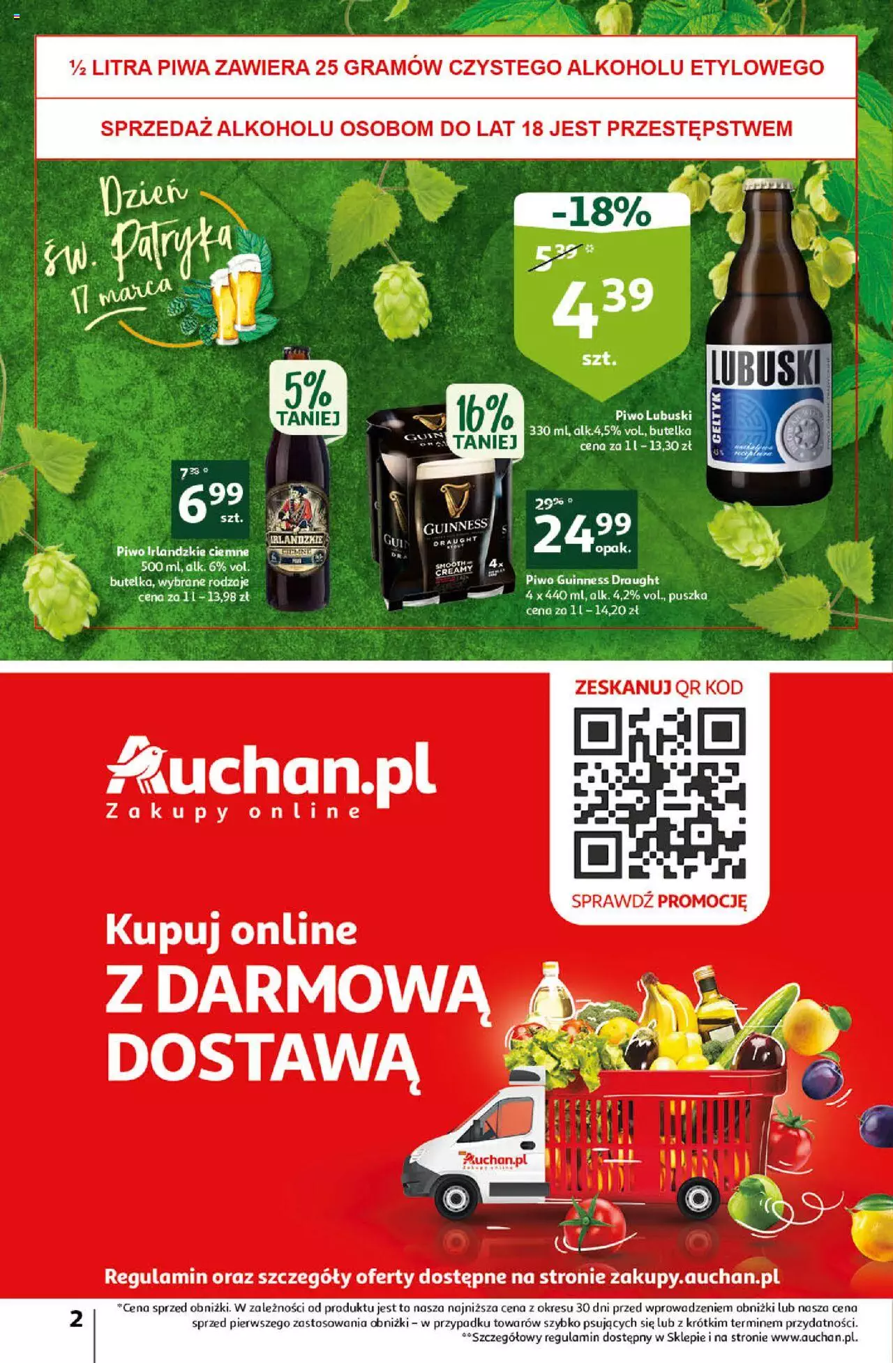 Auchan Supermarket Gazetka ważna od 16.03.2023 do 22.03.2023 strona 2
