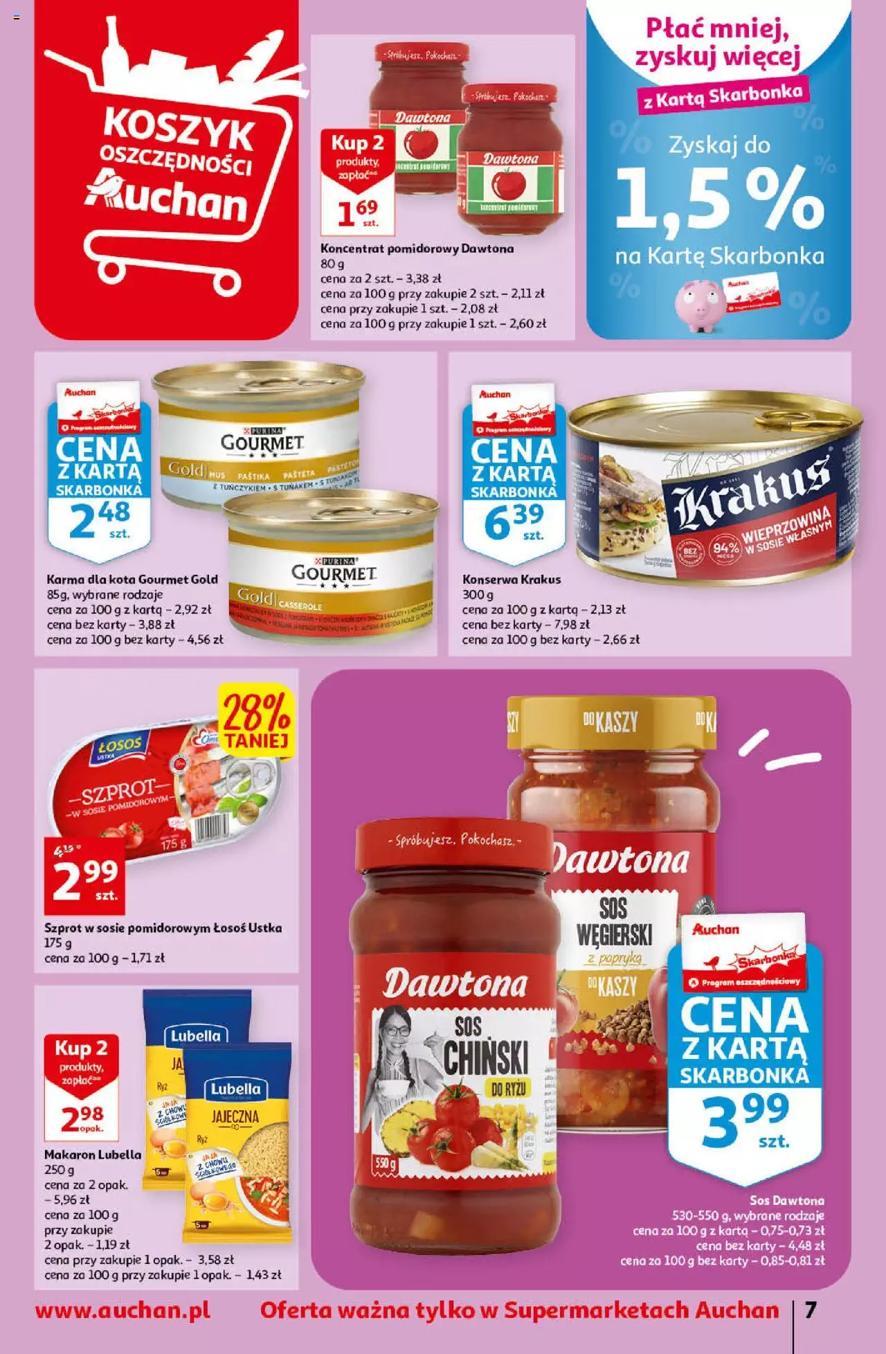 Auchan Supermarket Gazetka ważna od 16.03.2023 do 22.03.2023 strona 7