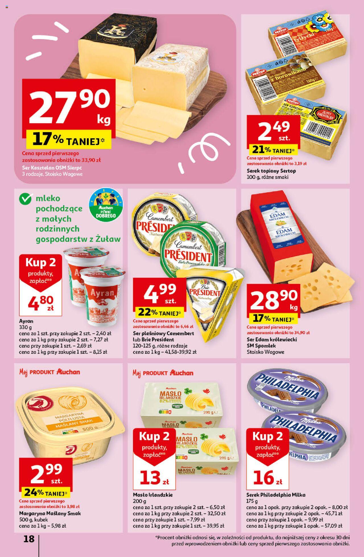 Auchan Świętuj Dzień Matki i Dzień Dziecka Hipermarket Gazetka ważna od 23.05.2024 do 29.05.2024 strona 18