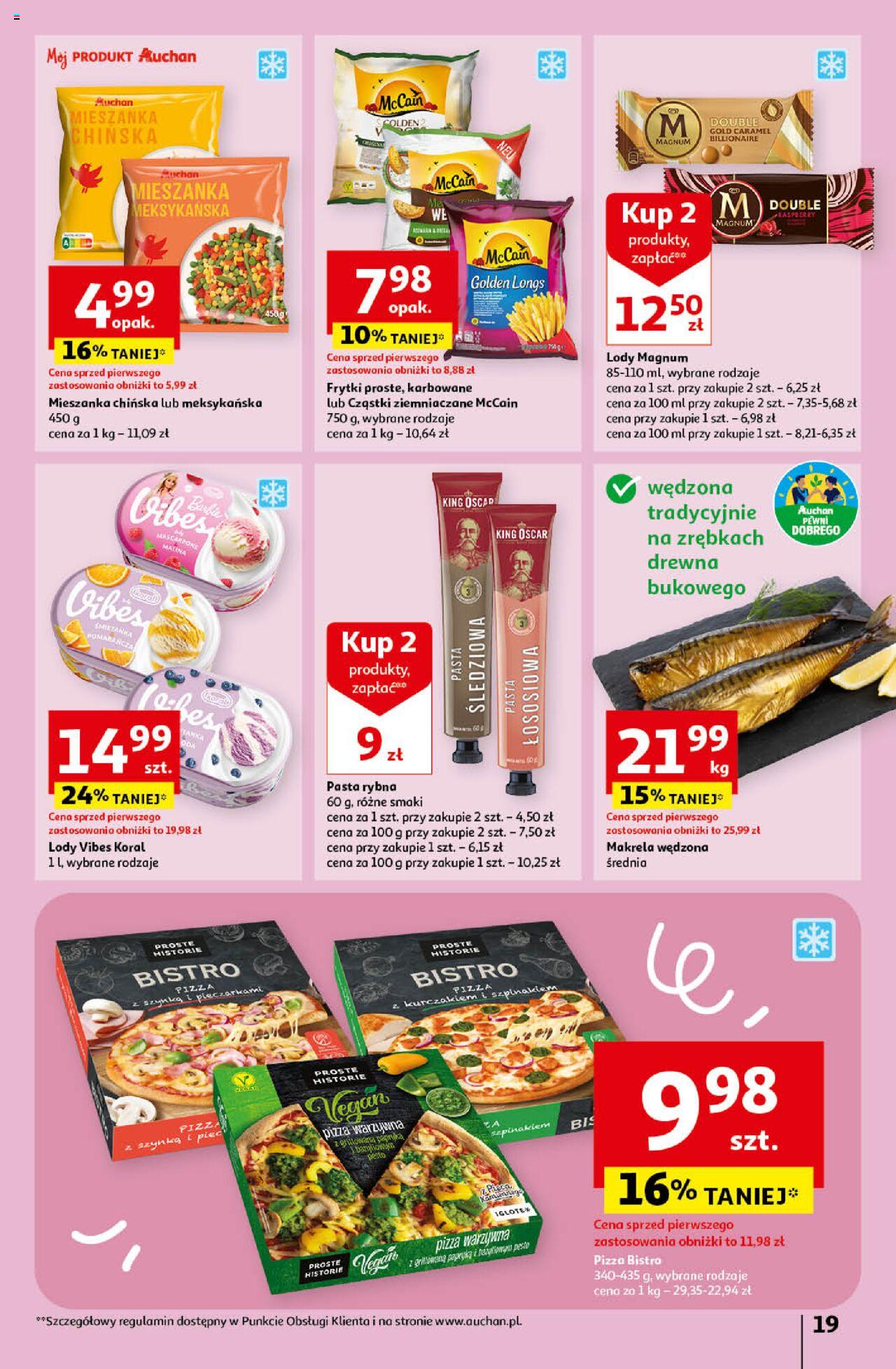Auchan Świętuj Dzień Matki i Dzień Dziecka Hipermarket Gazetka ważna od 23.05.2024 do 29.05.2024 strona 19