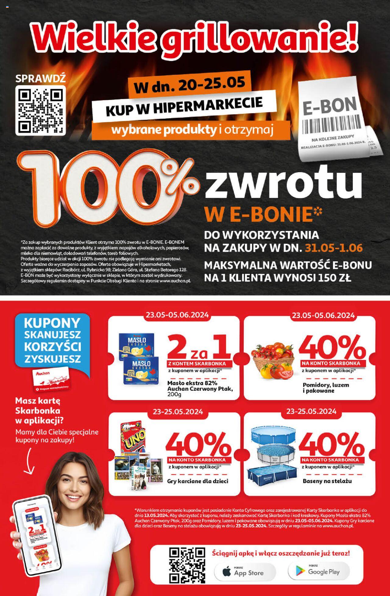 Auchan Świętuj Dzień Matki i Dzień Dziecka Hipermarket Gazetka ważna od 23.05.2024 do 29.05.2024 strona 3