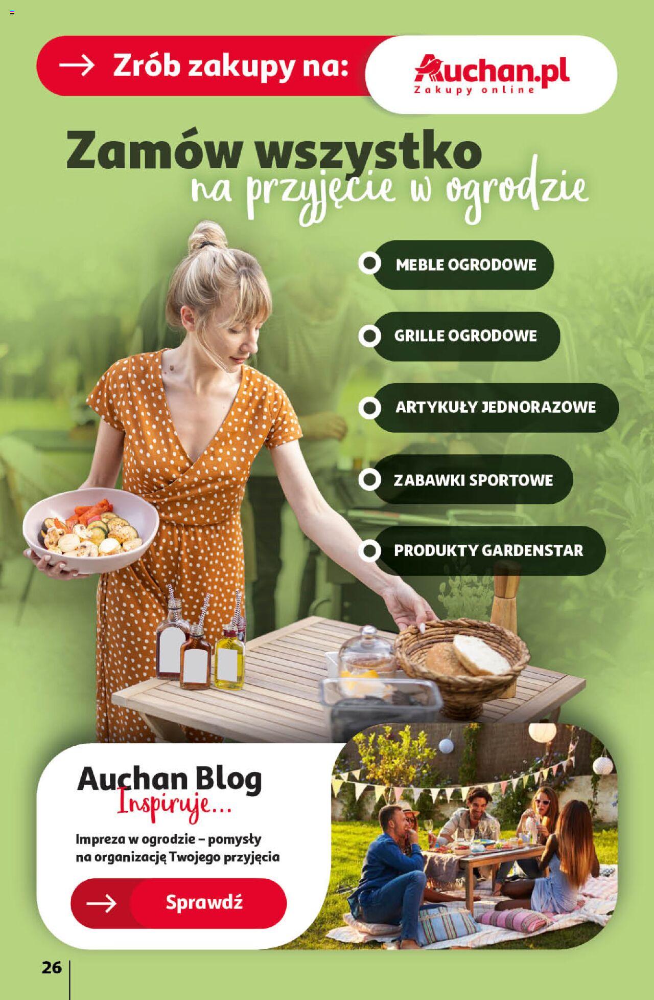 Auchan Świętuj Dzień Matki i Dzień Dziecka Hipermarket Gazetka ważna od 23.05.2024 do 29.05.2024 strona 26