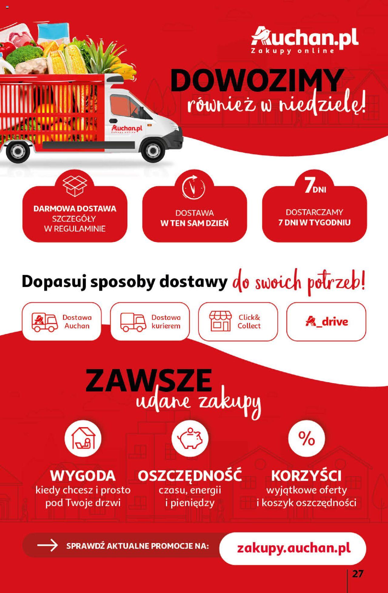 Auchan Świętuj Dzień Matki i Dzień Dziecka Hipermarket Gazetka ważna od 23.05.2024 do 29.05.2024 strona 27