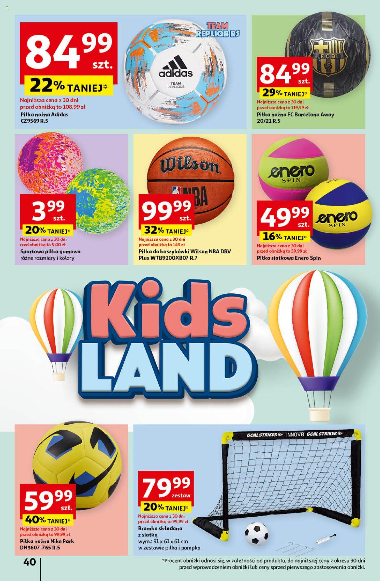 Auchan Świętuj Dzień Matki i Dzień Dziecka Hipermarket Gazetka ważna od 23.05.2024 do 29.05.2024 strona 40