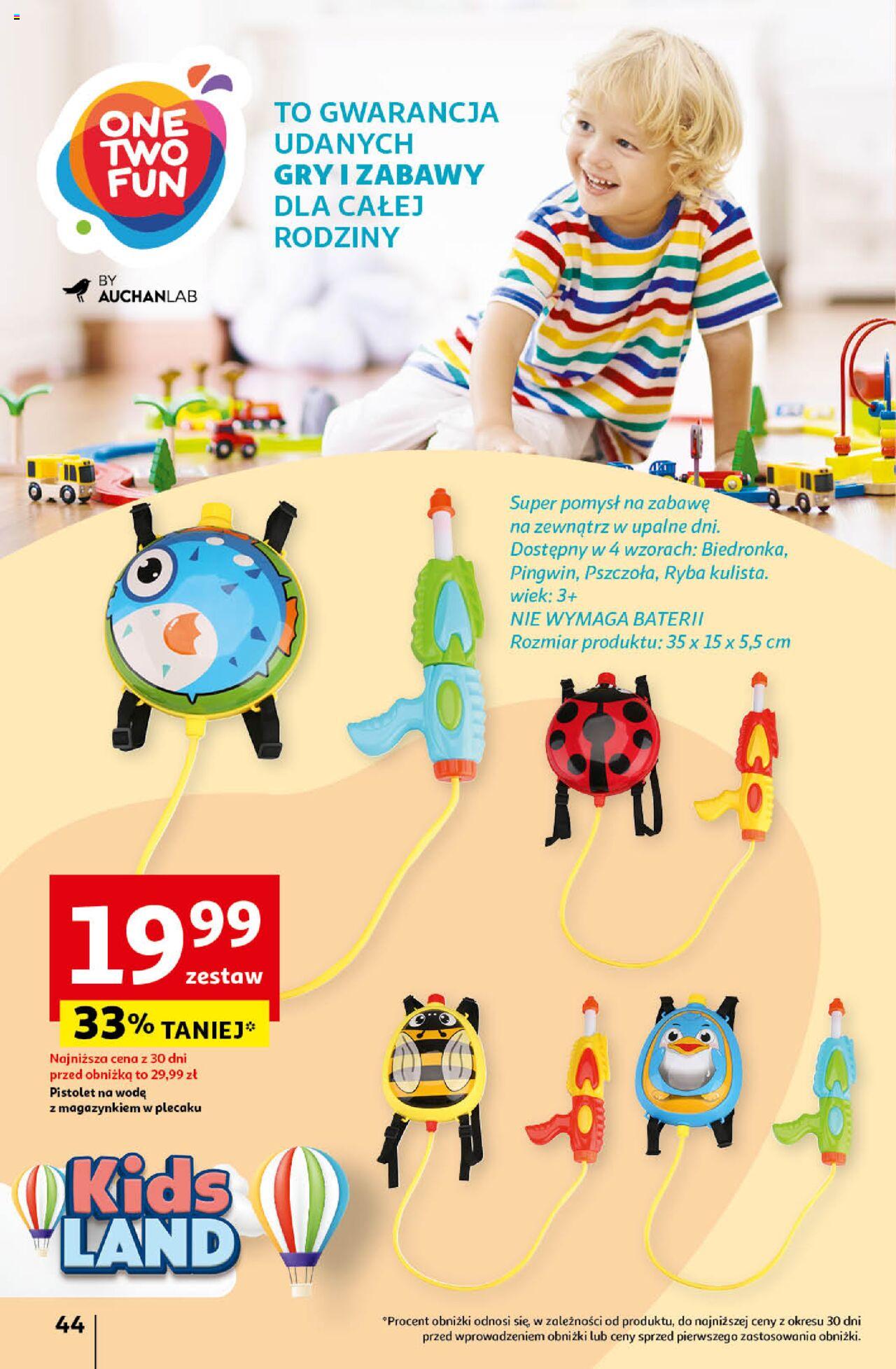 Auchan Świętuj Dzień Matki i Dzień Dziecka Hipermarket Gazetka ważna od 23.05.2024 do 29.05.2024 strona 44