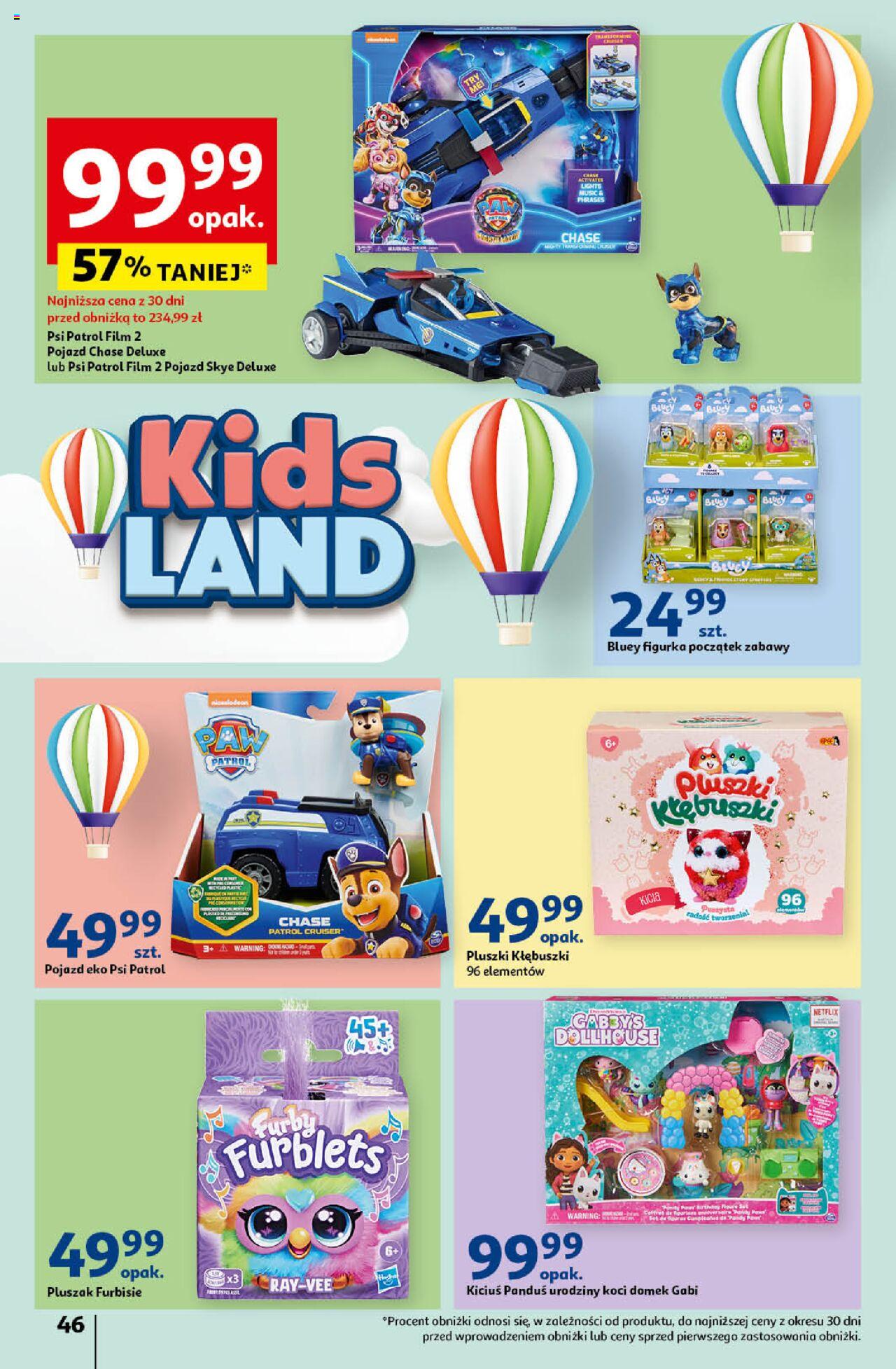 Auchan Świętuj Dzień Matki i Dzień Dziecka Hipermarket Gazetka ważna od 23.05.2024 do 29.05.2024 strona 46