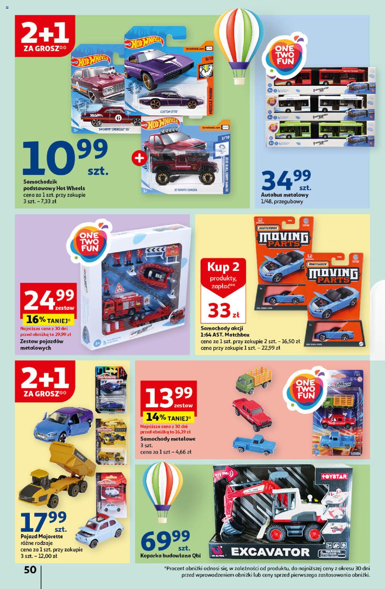 Auchan Świętuj Dzień Matki i Dzień Dziecka Hipermarket Gazetka ważna od 23.05.2024 do 29.05.2024 strona 50