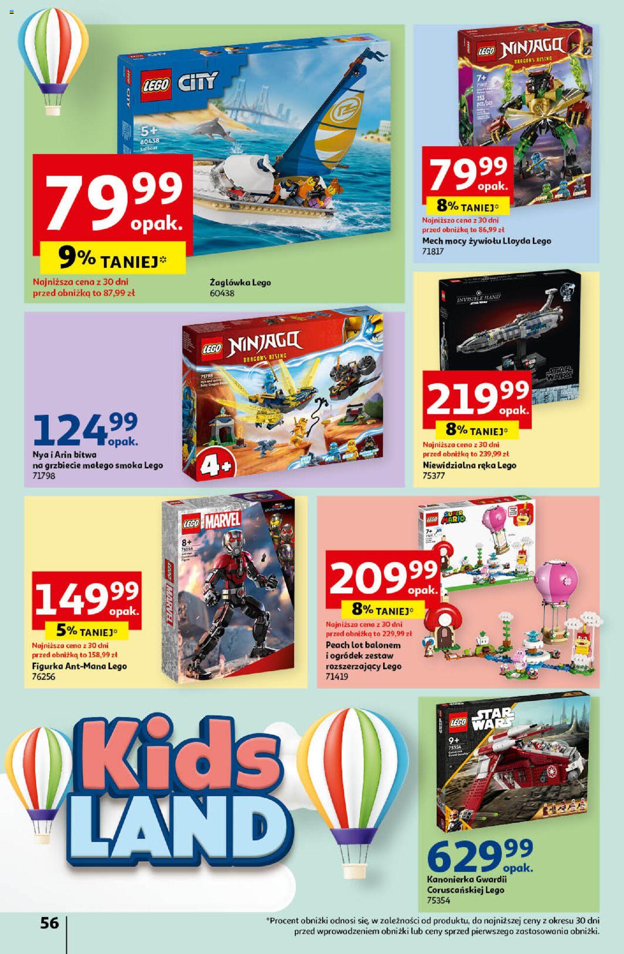Auchan Świętuj Dzień Matki i Dzień Dziecka Hipermarket Gazetka ważna od 23.05.2024 do 29.05.2024 strona 56