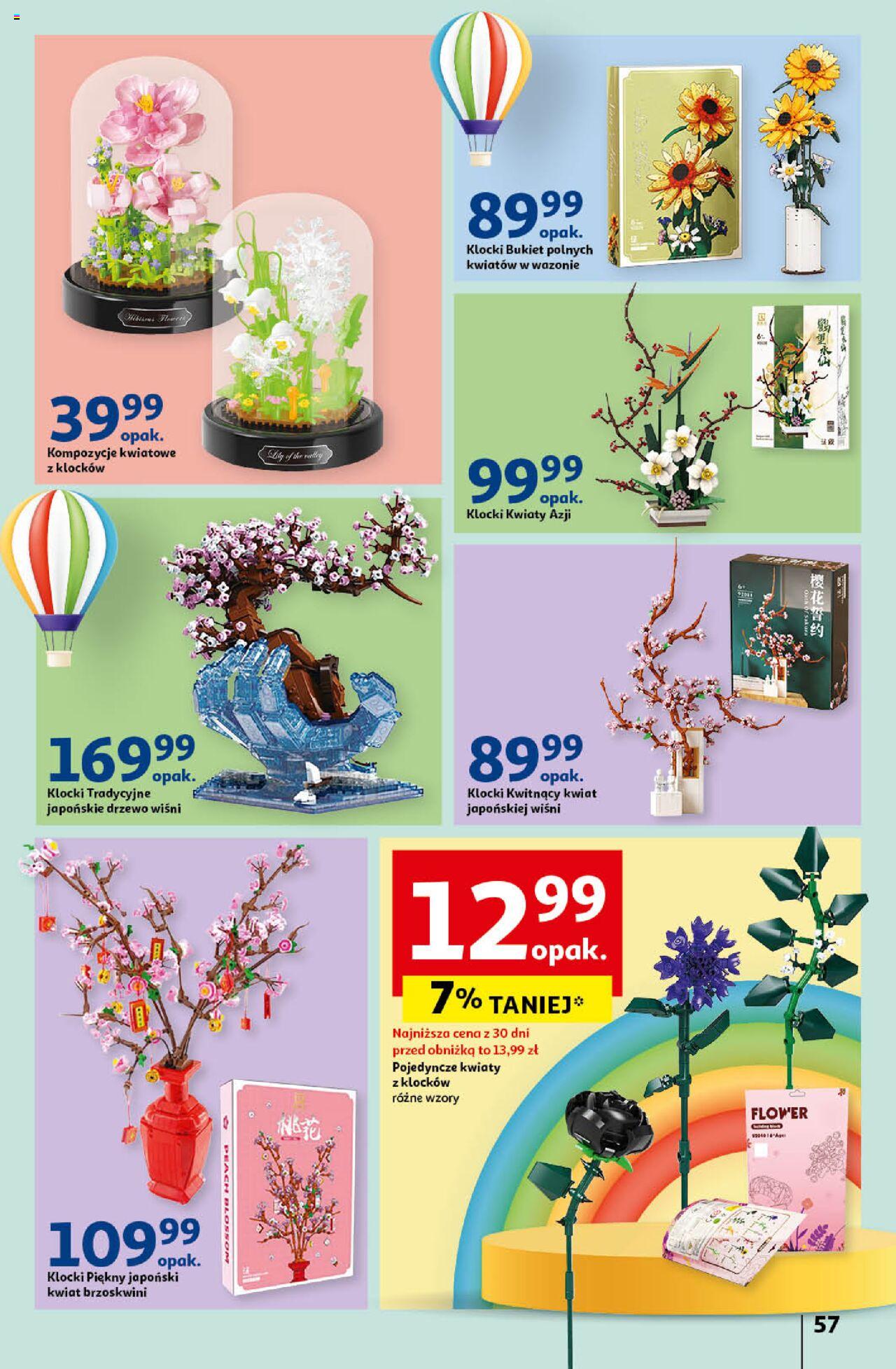 Auchan Świętuj Dzień Matki i Dzień Dziecka Hipermarket Gazetka ważna od 23.05.2024 do 29.05.2024 strona 57