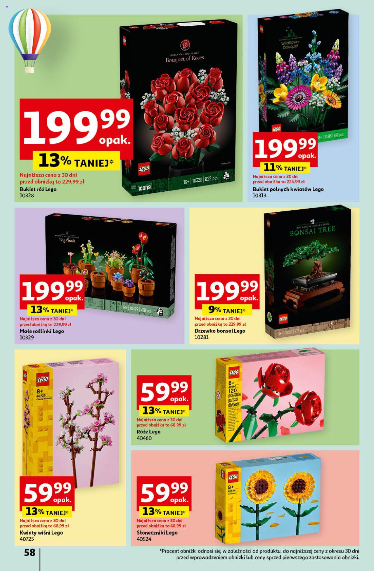 Auchan Świętuj Dzień Matki i Dzień Dziecka Hipermarket Gazetka ważna od 23.05.2024 do 29.05.2024 strona 58