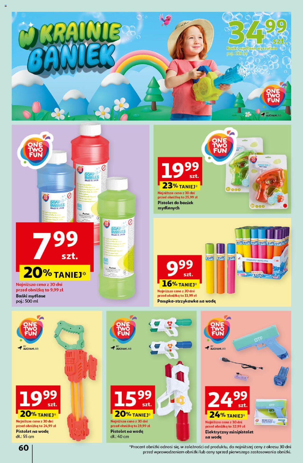 Auchan Świętuj Dzień Matki i Dzień Dziecka Hipermarket Gazetka ważna od 23.05.2024 do 29.05.2024 strona 60