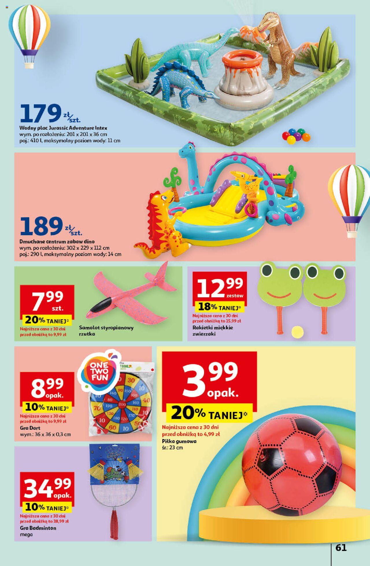 Auchan Świętuj Dzień Matki i Dzień Dziecka Hipermarket Gazetka ważna od 23.05.2024 do 29.05.2024 strona 61