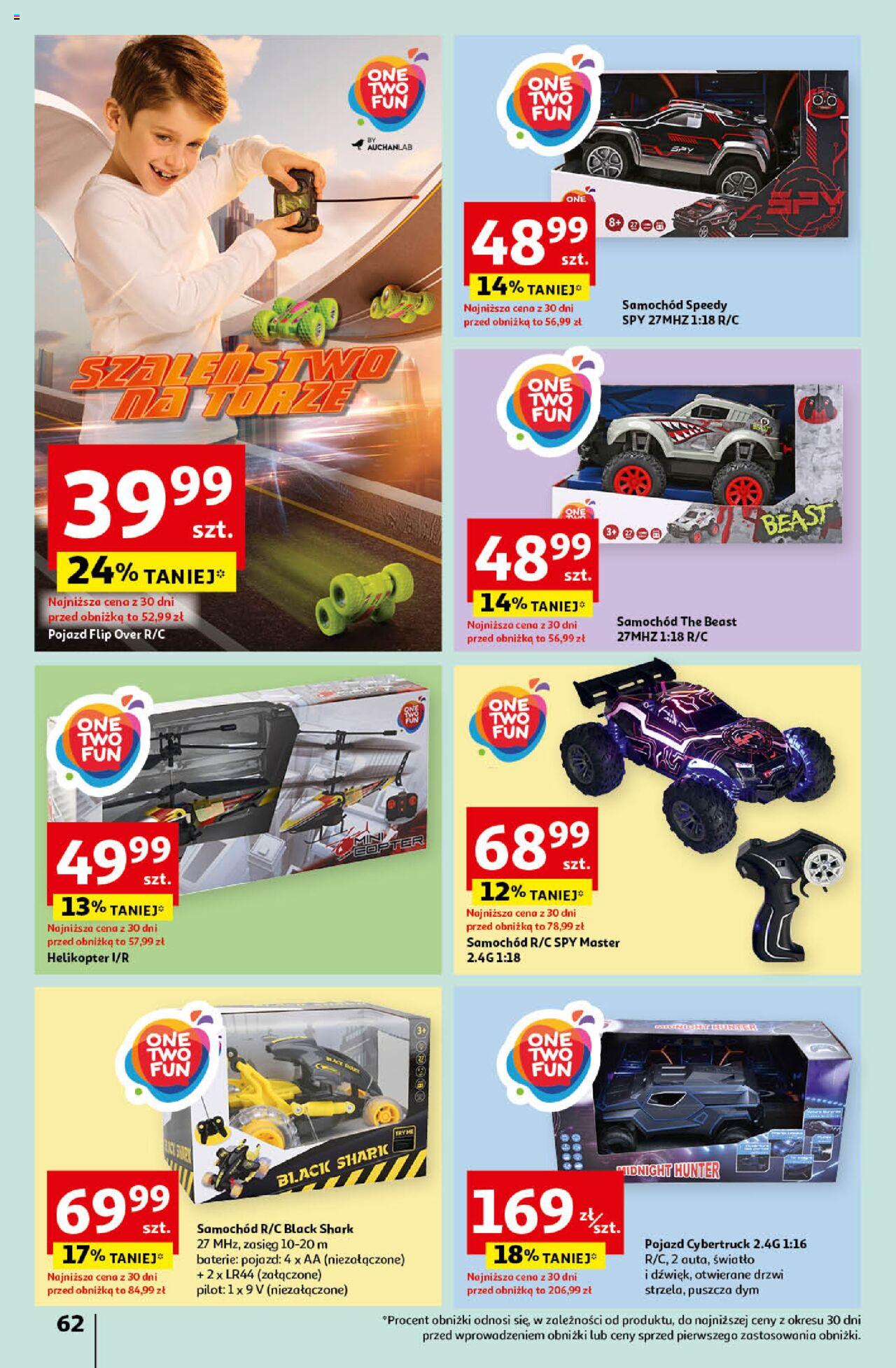 Auchan Świętuj Dzień Matki i Dzień Dziecka Hipermarket Gazetka ważna od 23.05.2024 do 29.05.2024 strona 62