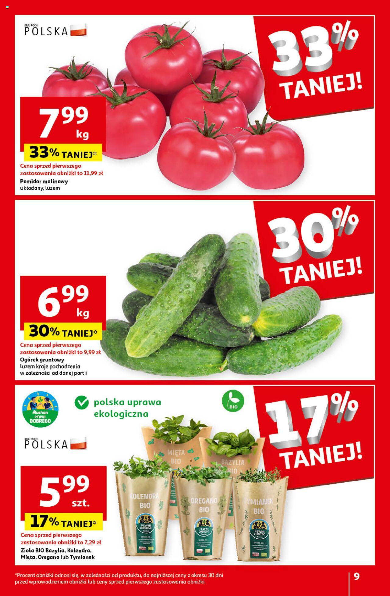 Auchan Świętuj Dzień Matki i Dzień Dziecka Hipermarket Gazetka ważna od 23.05.2024 do 29.05.2024 strona 9