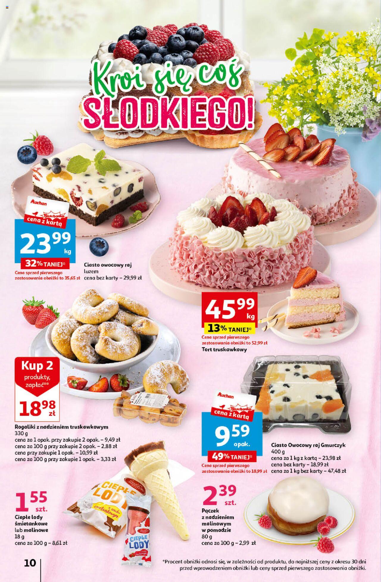 Auchan Świętuj Dzień Matki i Dzień Dziecka Hipermarket Gazetka ważna od 23.05.2024 do 29.05.2024 strona 10