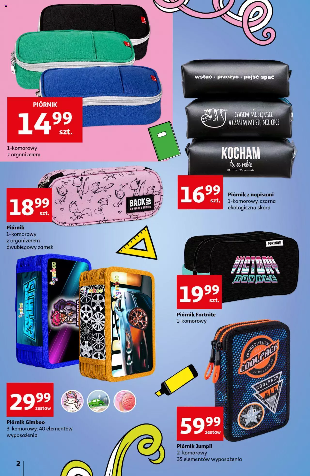 Auchan Szkoła Oszczędzania Hipermarkety gazetka ważna od 04.08.2022 do 17.08.2022 strona 2