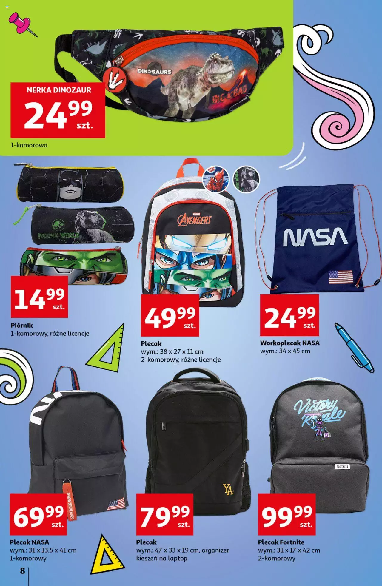 Auchan Szkoła Oszczędzania Hipermarkety gazetka ważna od 04.08.2022 do 17.08.2022 strona 7
