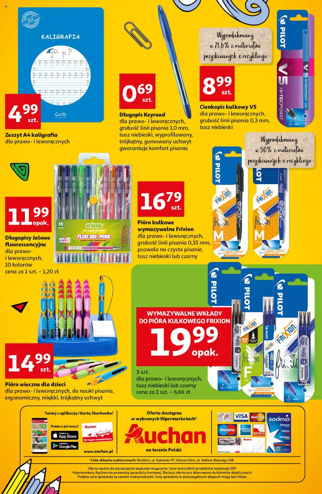 Auchan szkoła Oszczędzania Hipermarkety gazetka ważna od 11.08.2022 do 17.08.2022 strona 3