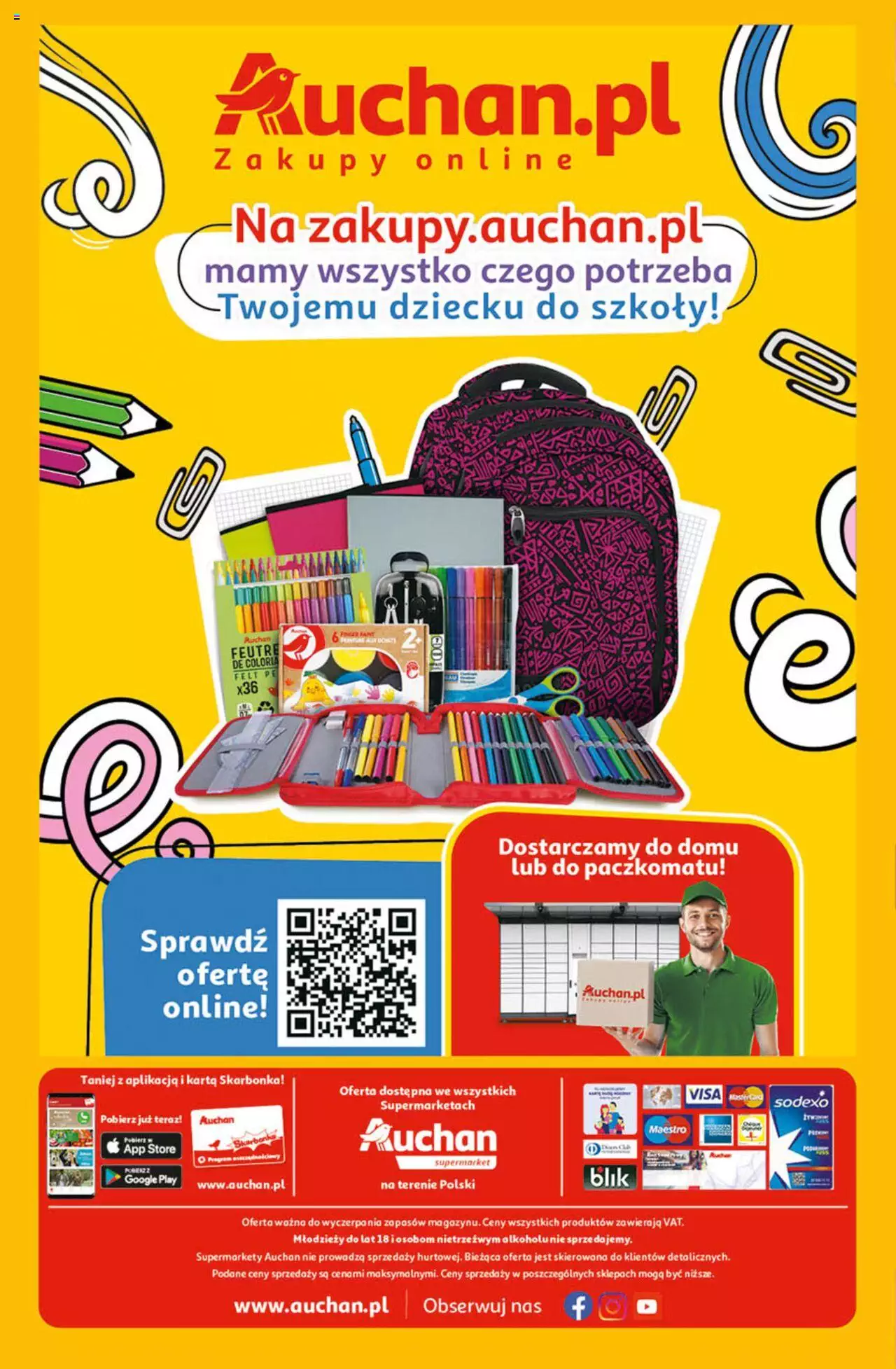Auchan Szkoła oszczędzania smaczne przeOferty Supermarkety gazetka ważna od 11.08.2022 do 17.08.2022 strona 12