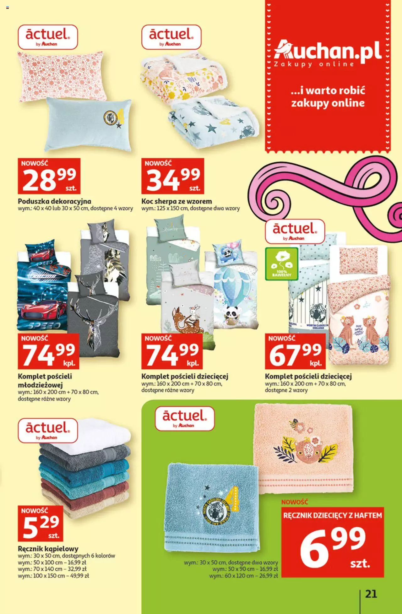 Auchan Szkoła oszczędzania Temat Szkolne przeOferty Hipermarkety gazetka ważna od 11.08.2022 do 17.08.2022 strona 21