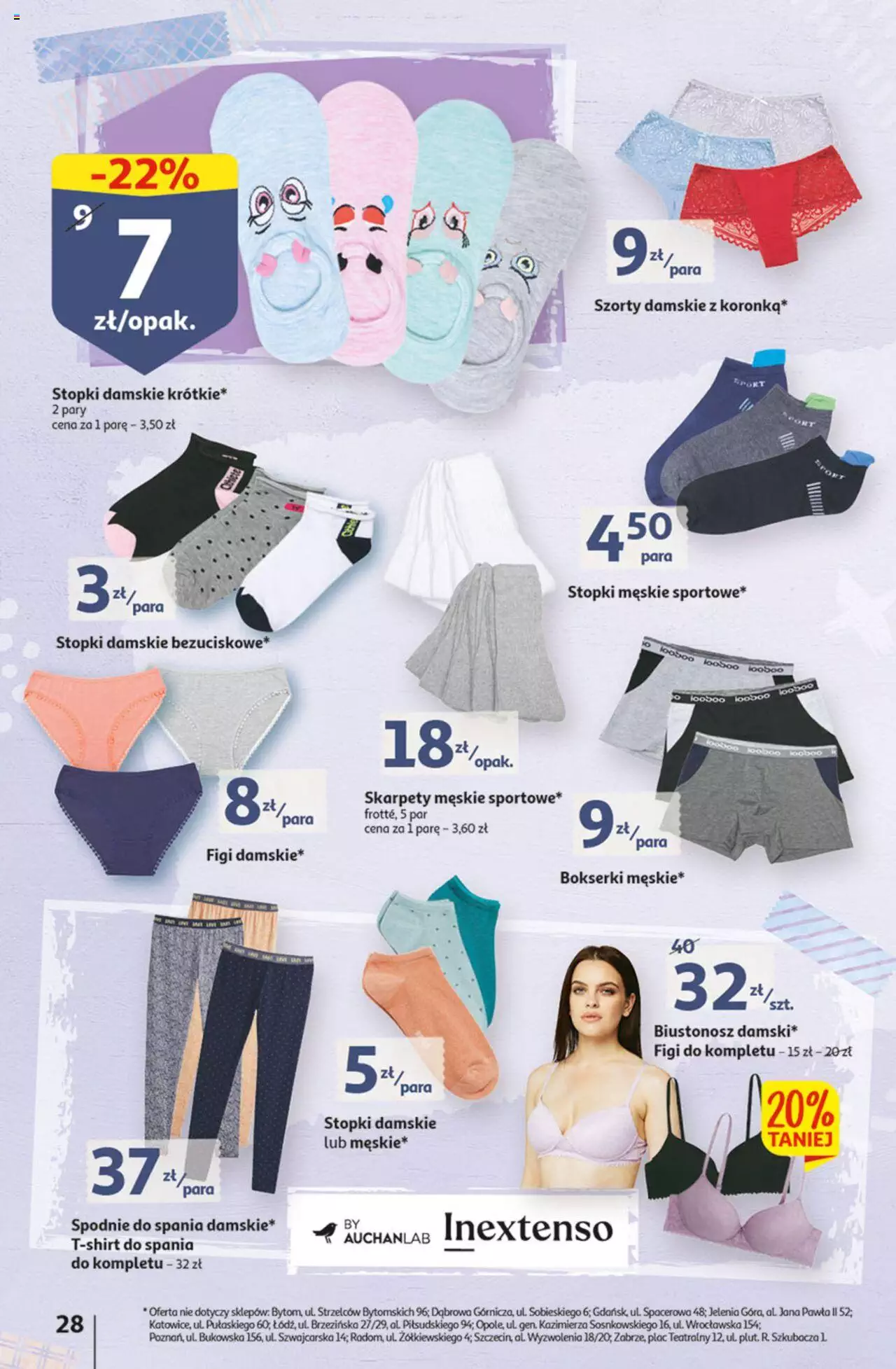 Auchan Szkoła oszczędzania Temat Szkolne przeOferty Hipermarkety gazetka ważna od 11.08.2022 do 17.08.2022 strona 28
