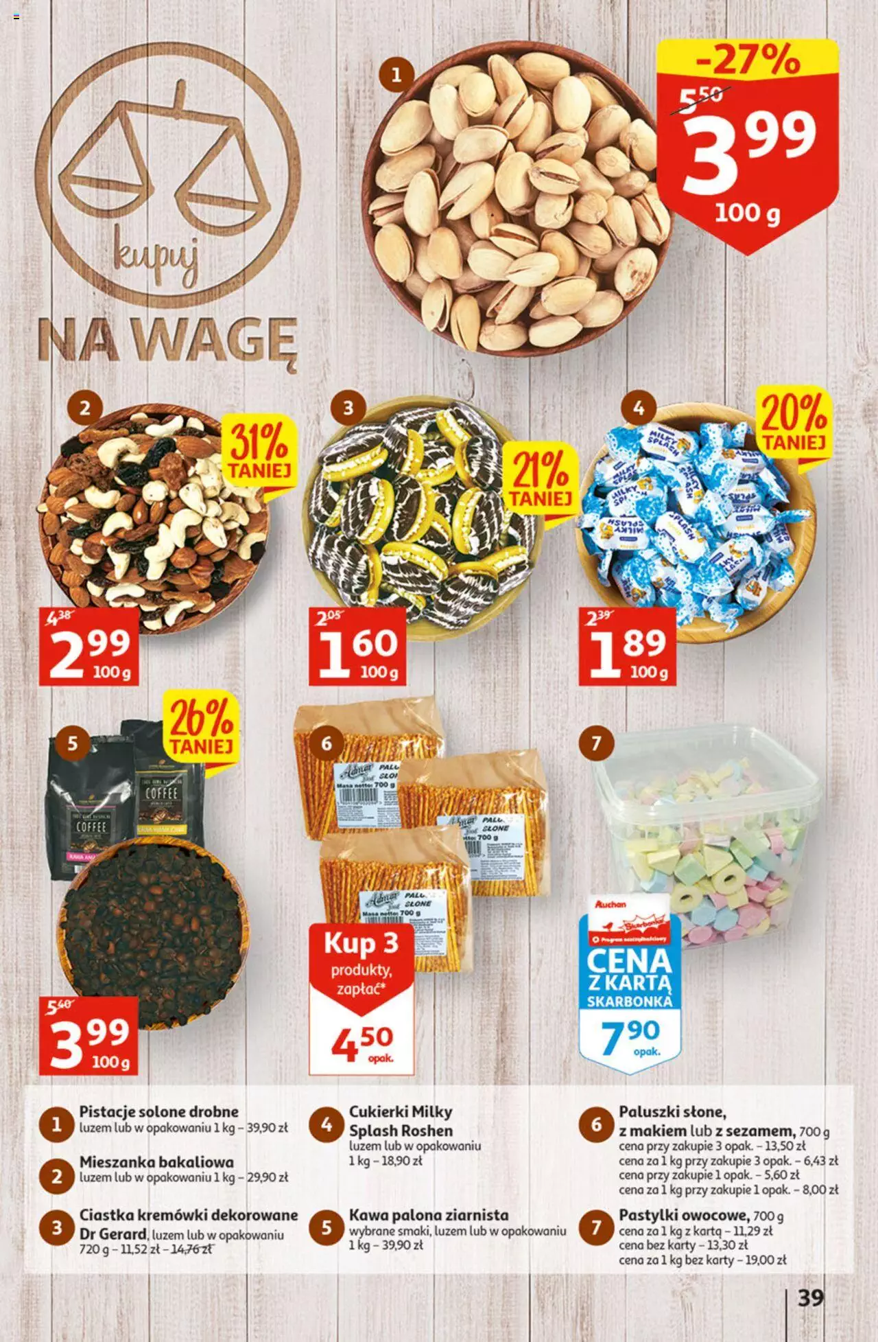 Auchan Szkoła oszczędzania Temat Szkolne przeOferty Hipermarkety gazetka ważna od 11.08.2022 do 17.08.2022 strona 39