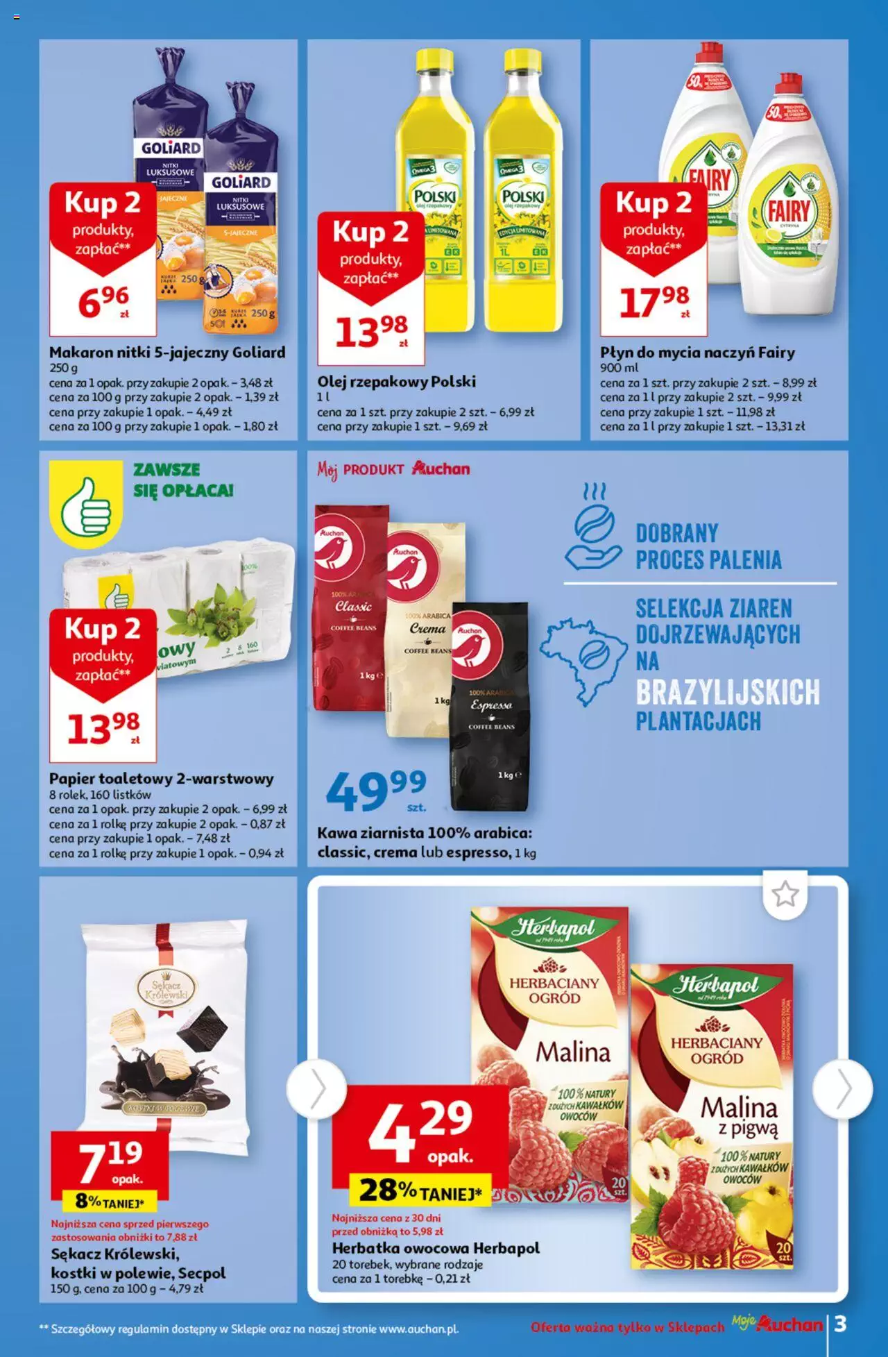 Auchan Tanie Zakupy Gazetka ważna od 10.08.2023 do 16.08.2023 strona 2