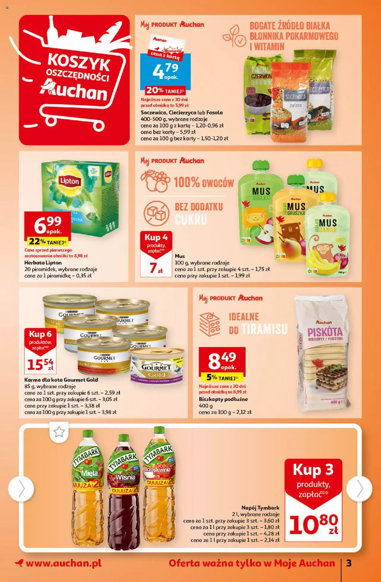 Auchan TANIE zakupy Gazetka ważna od 17.08.2023 do 23.08.2023 strona 2
