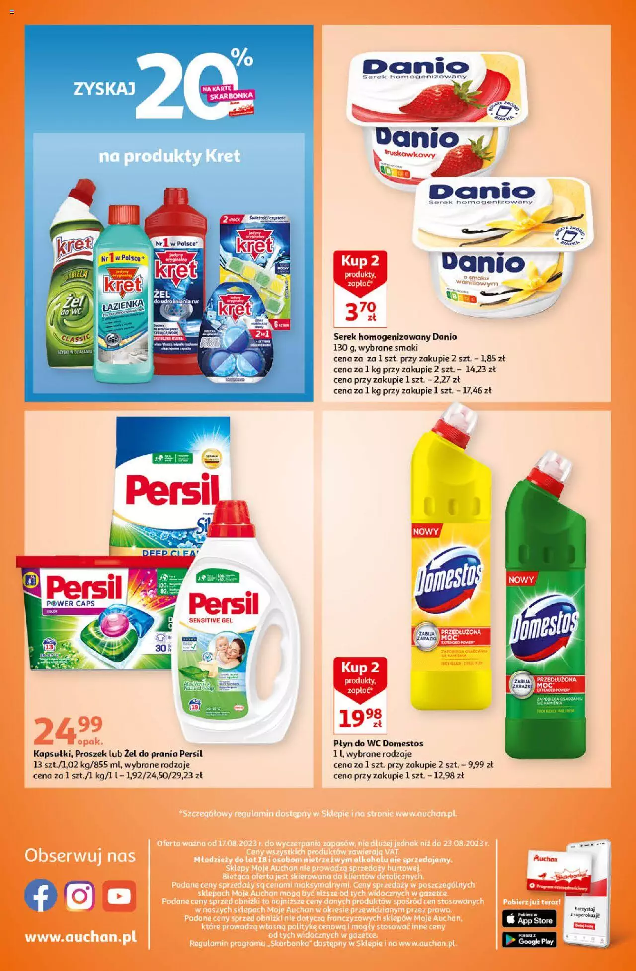 Auchan TANIE zakupy Gazetka ważna od 17.08.2023 do 23.08.2023 strona 3