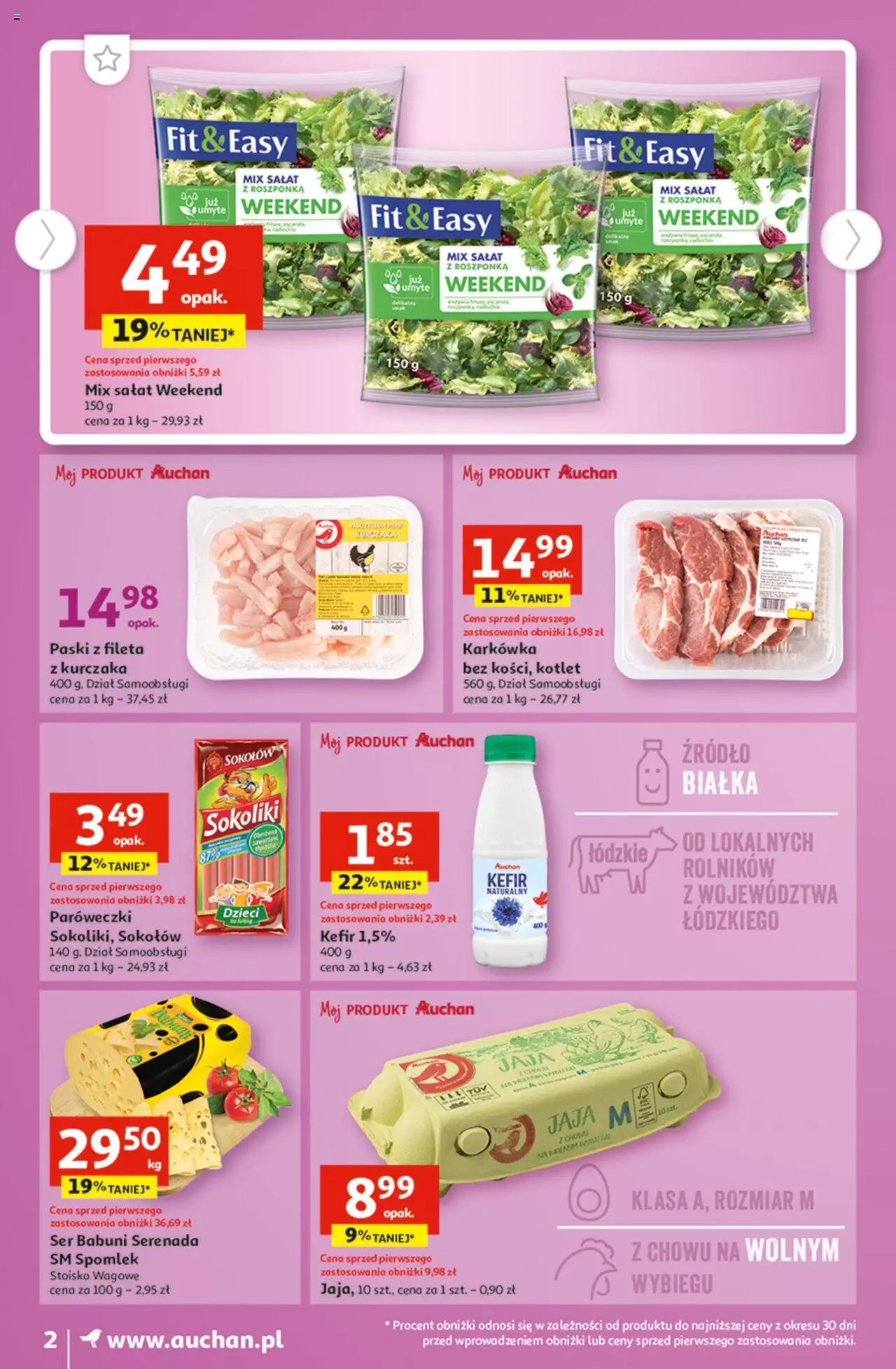 Auchan Tanie Zakupy Gazetka ważna od 24.08.2023 do 30.08.2023 strona 2