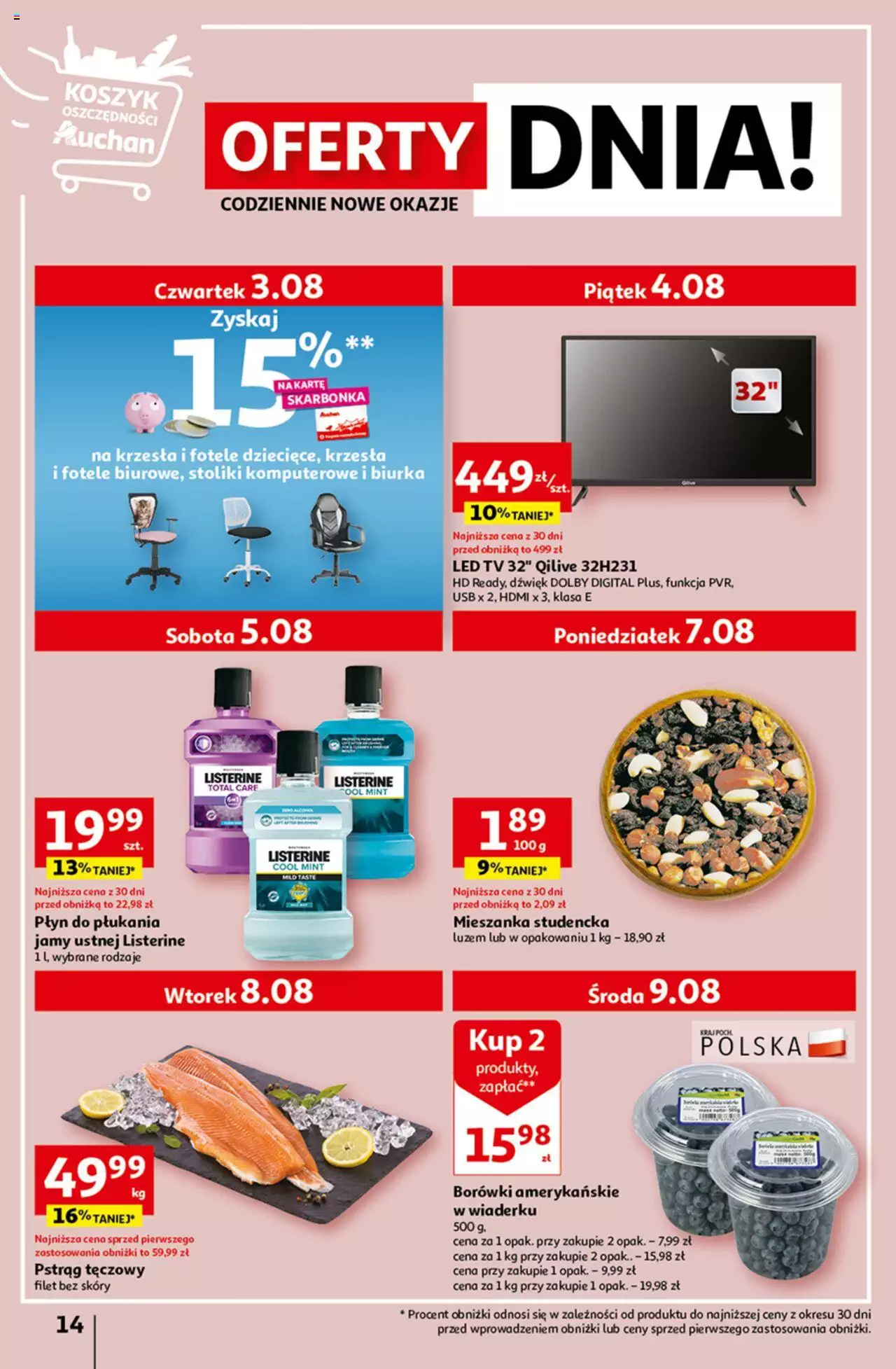 Auchan Tanie Zakupy Hipermarket Gazetka ważna od 03.08.2023 do 09.08.2023 strona 13