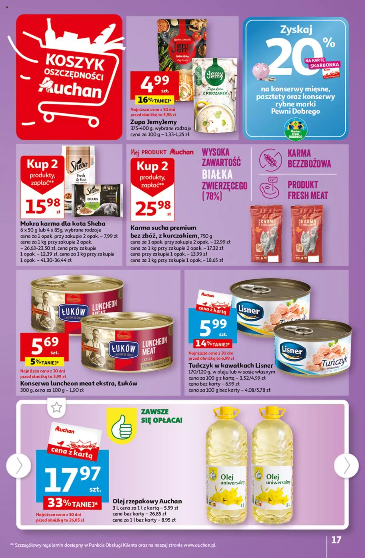 Auchan Tanie Zakupy Hipermarket Gazetka ważna od 03.08.2023 do 09.08.2023 strona 16