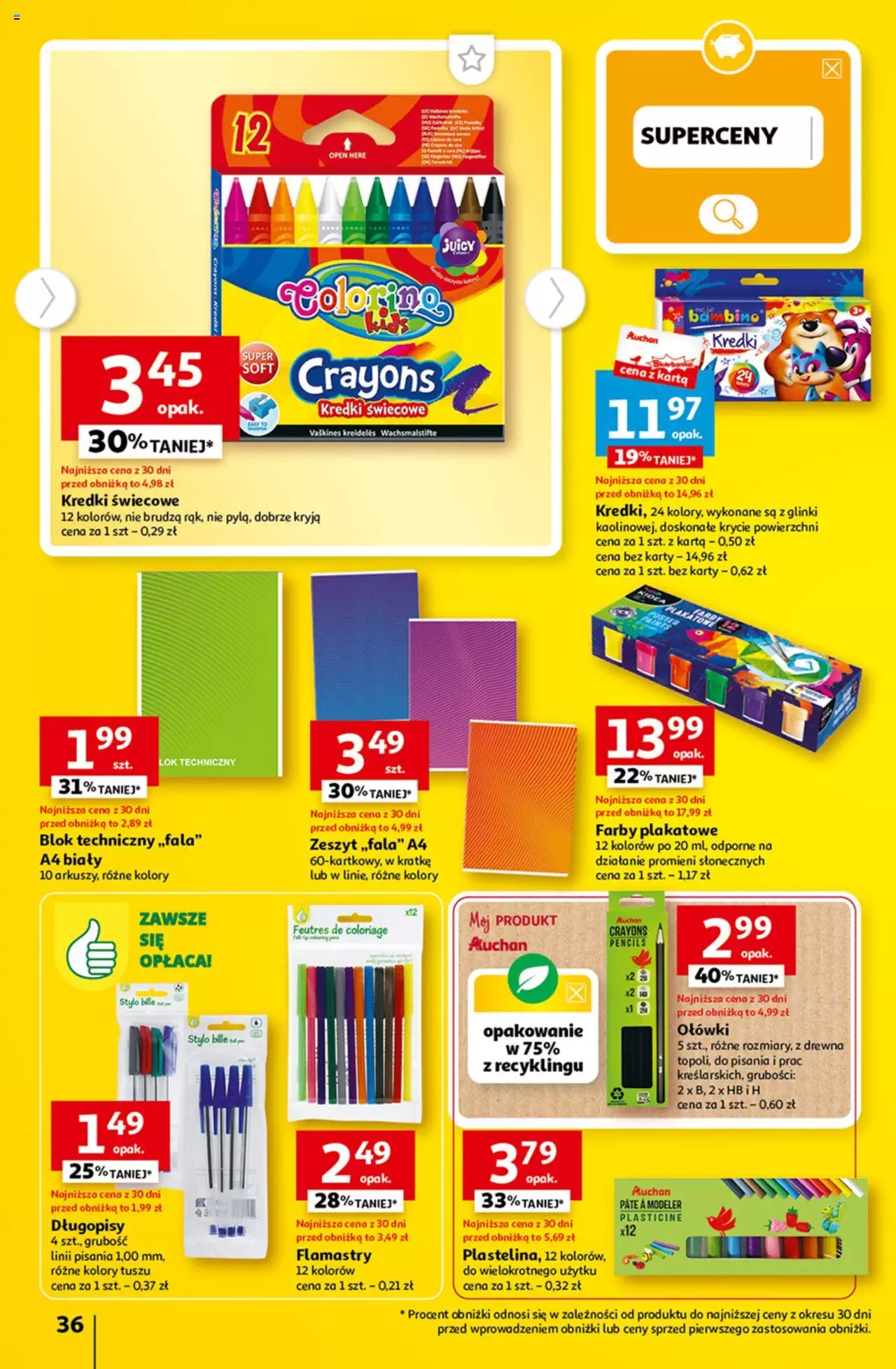 Auchan Tanie Zakupy Hipermarket Gazetka ważna od 03.08.2023 do 09.08.2023 strona 35