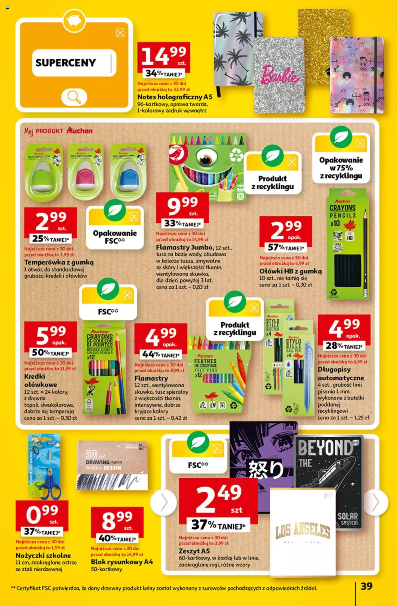 Auchan Tanie Zakupy Hipermarket Gazetka ważna od 03.08.2023 do 09.08.2023 strona 38