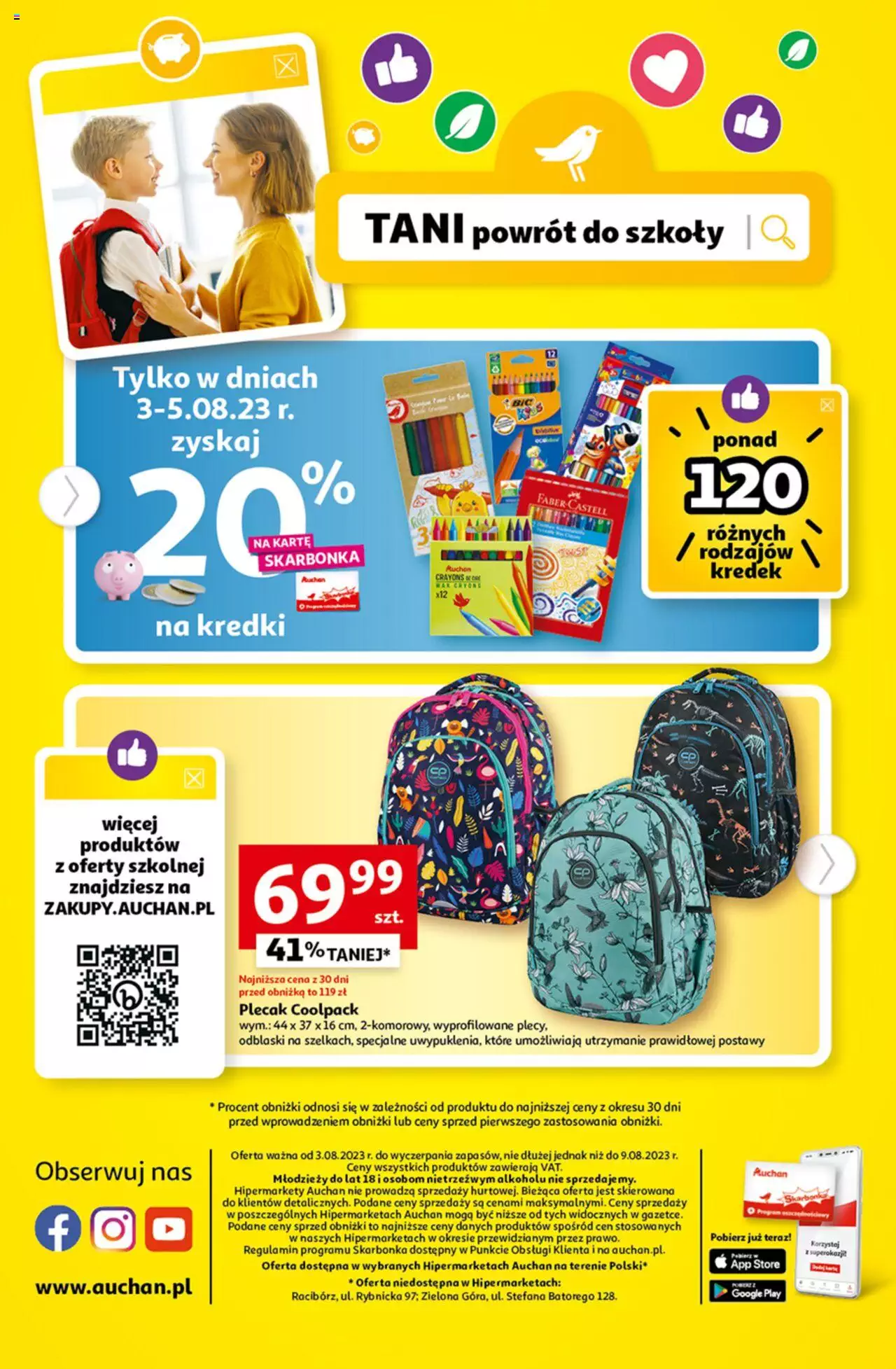 Auchan Tanie Zakupy Hipermarket Gazetka ważna od 03.08.2023 do 09.08.2023 strona 39
