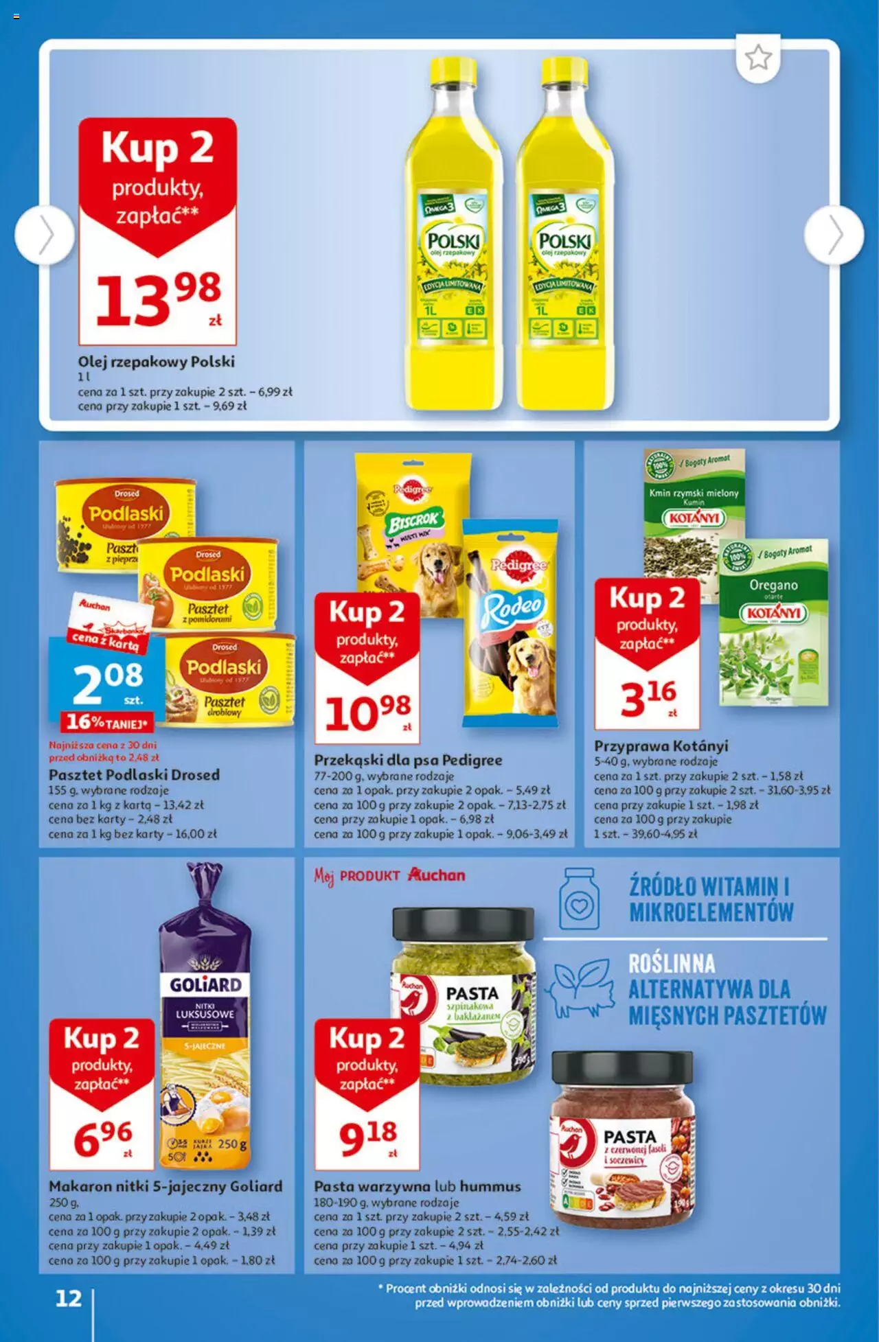 Auchan Tanie Zakupy Hipermarket Gazetka ważna od 10.08.2023 do 16.08.2023 strona 12